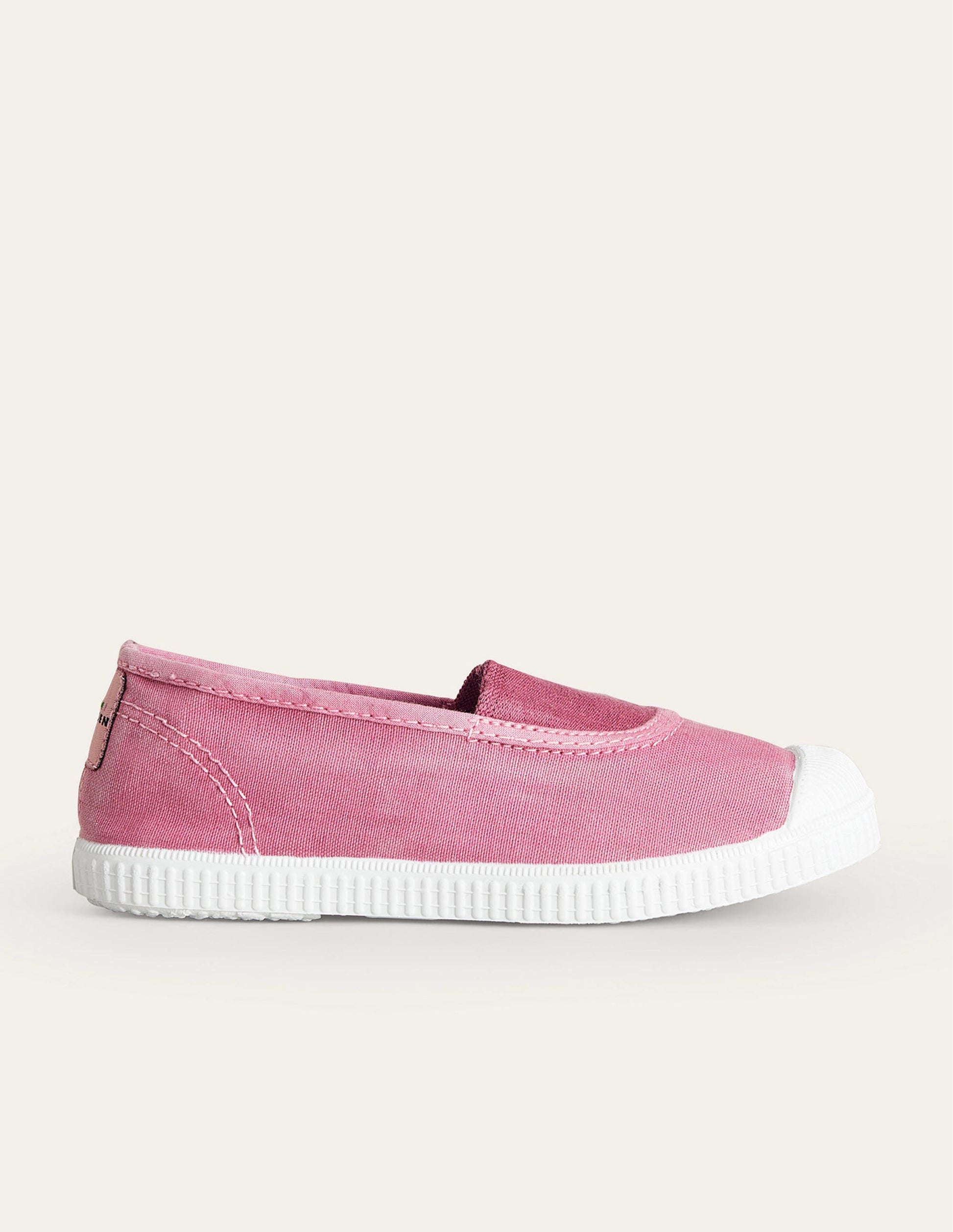 Canvas Plimsolls-Pink-1