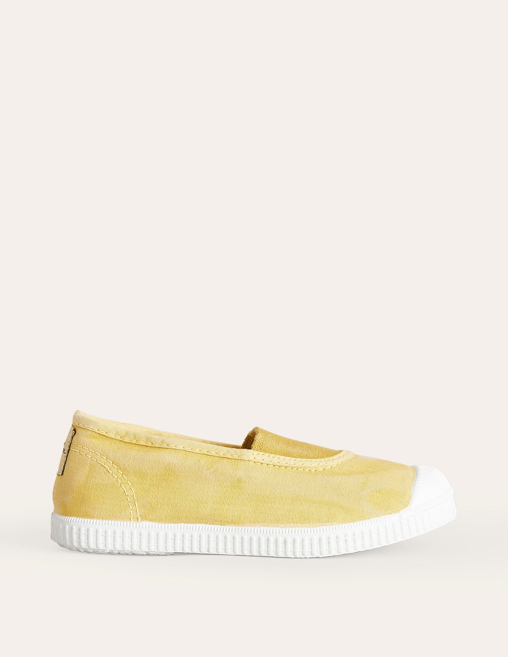 Canvas Plimsolls-Yellow - Image 1