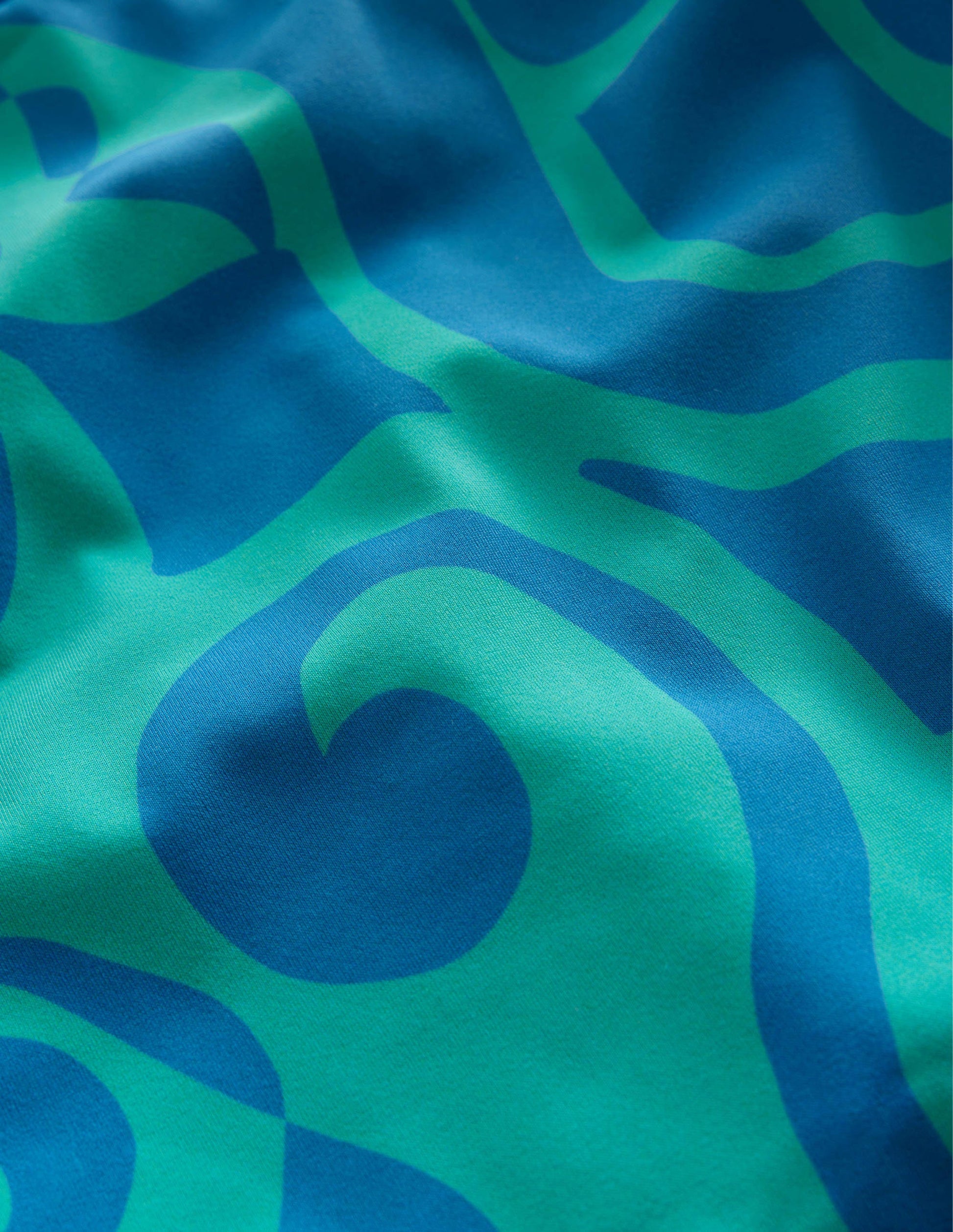 Patterned Rash Vest-Tropical Green Summer Stencil-3