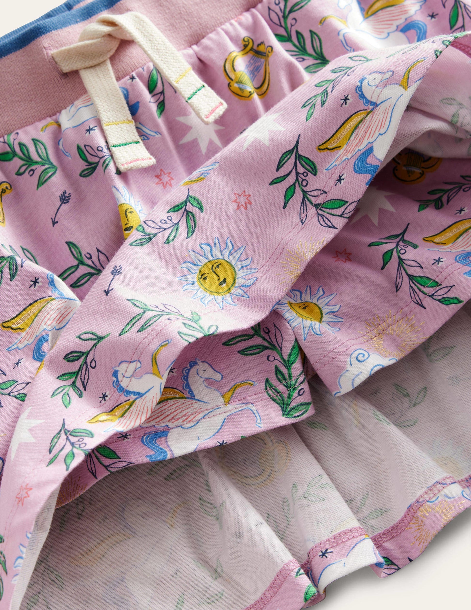 Printed Jersey Skort-Winsome Orchid/Metallic-3