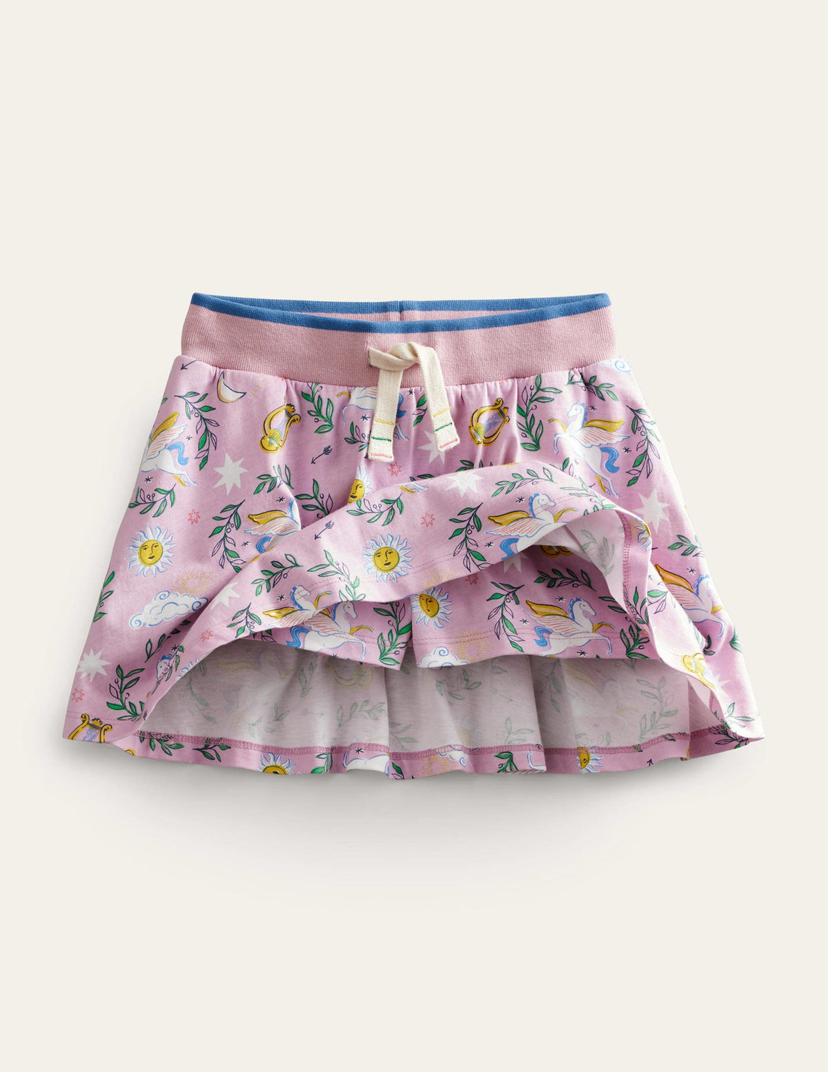 Printed Jersey Skort-Winsome Orchid/Metallic-4