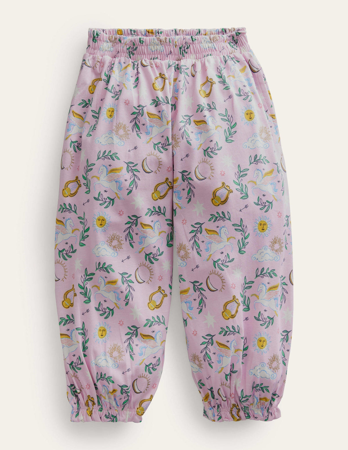 Jersey Harem Trousers-Winsome Orchid Pink Toile - Image 1