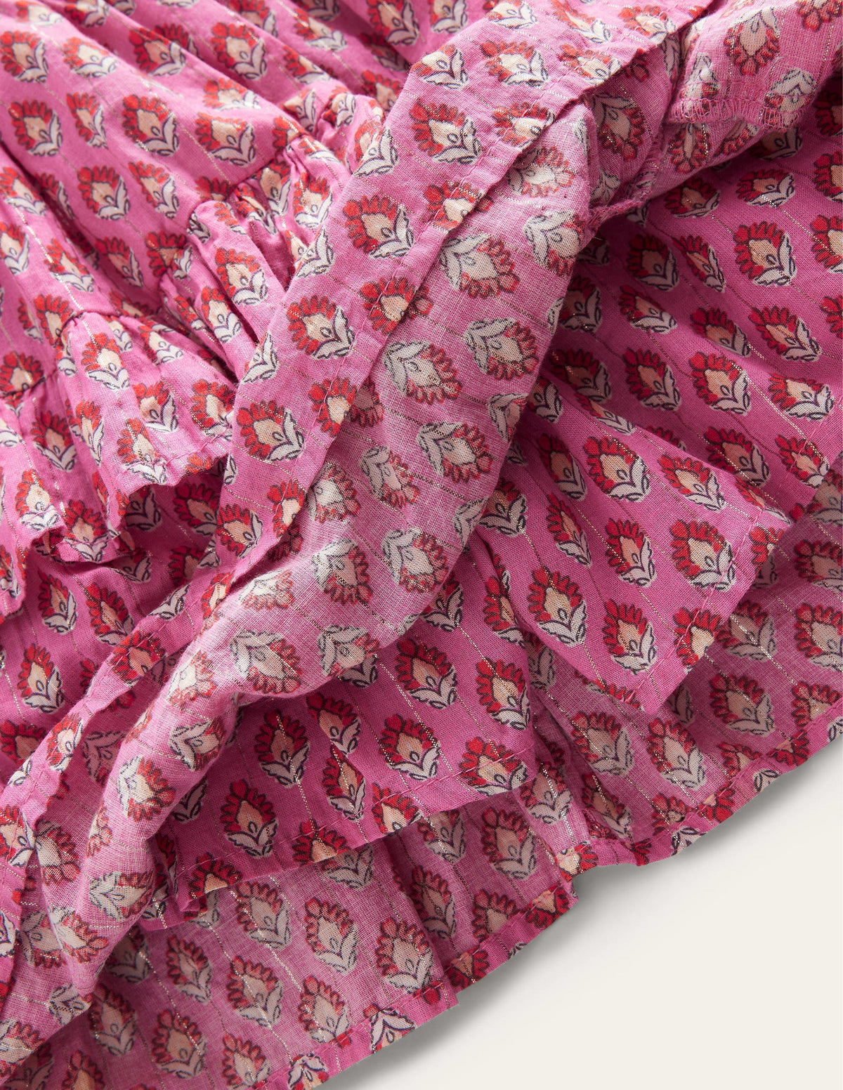Ruffle Mini Skort-Azalea Woodblock - Image 3
