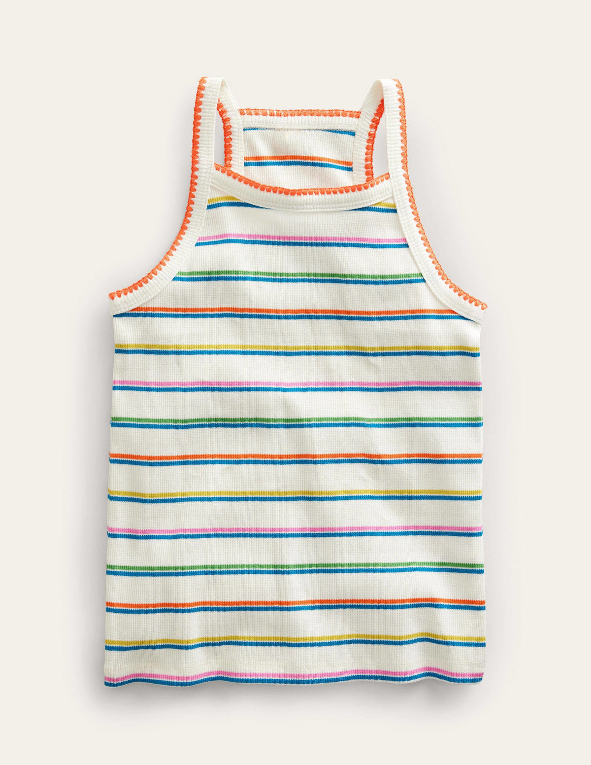 Cut Away Vest-Bright Petal Pink/Island Blue-1