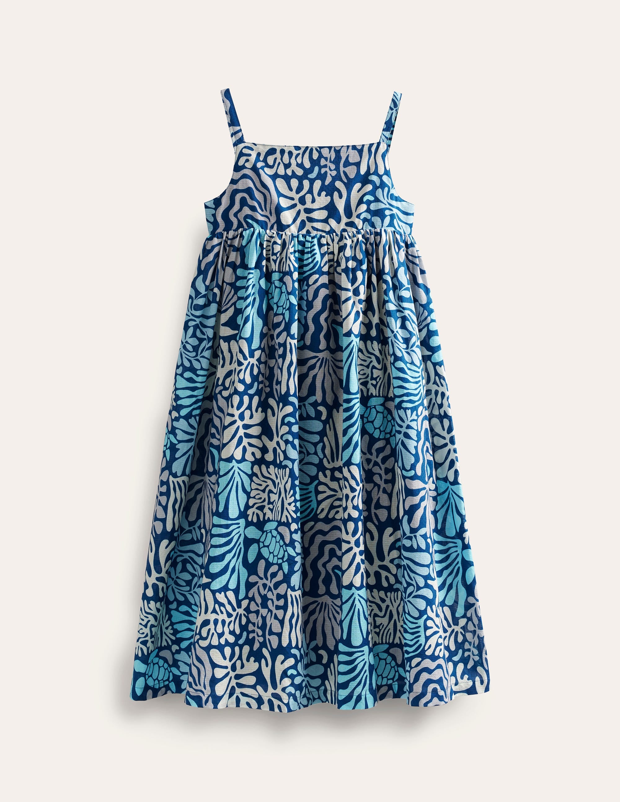 Strappy Midi Dress-Starboard Coral Reef - Image 1