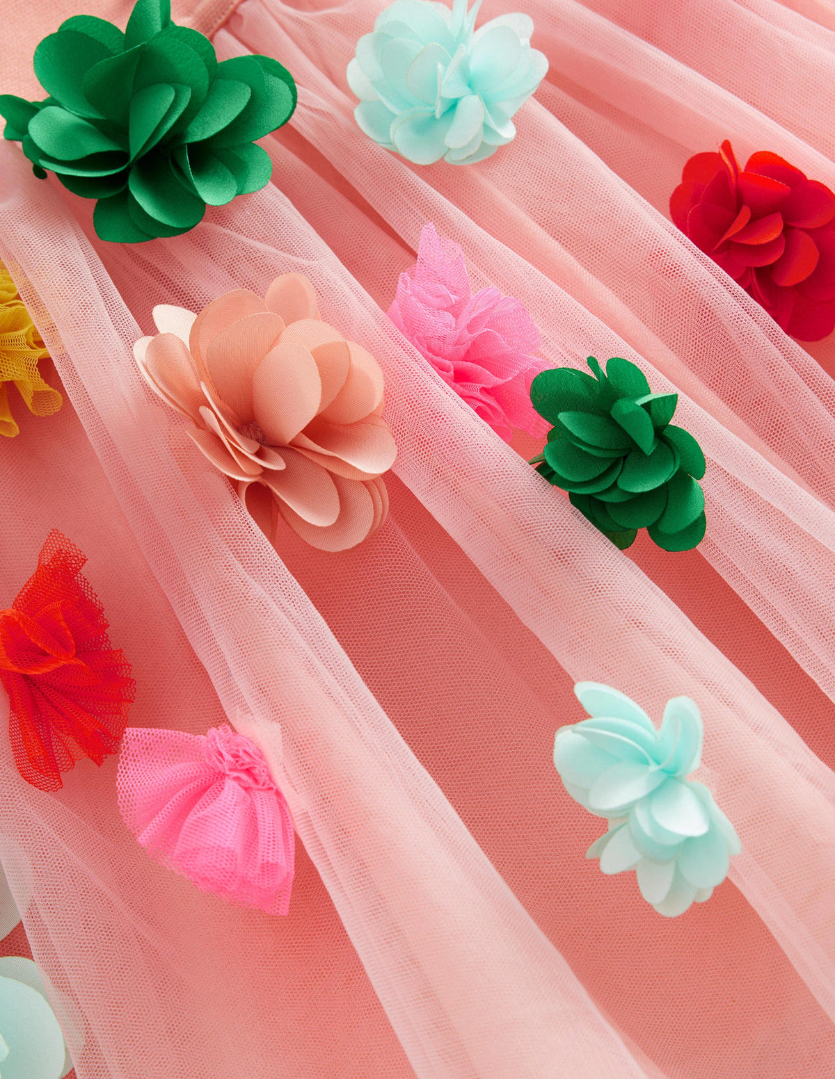 Tulle Flutter Skirt-Pink Ombre - Image 3
