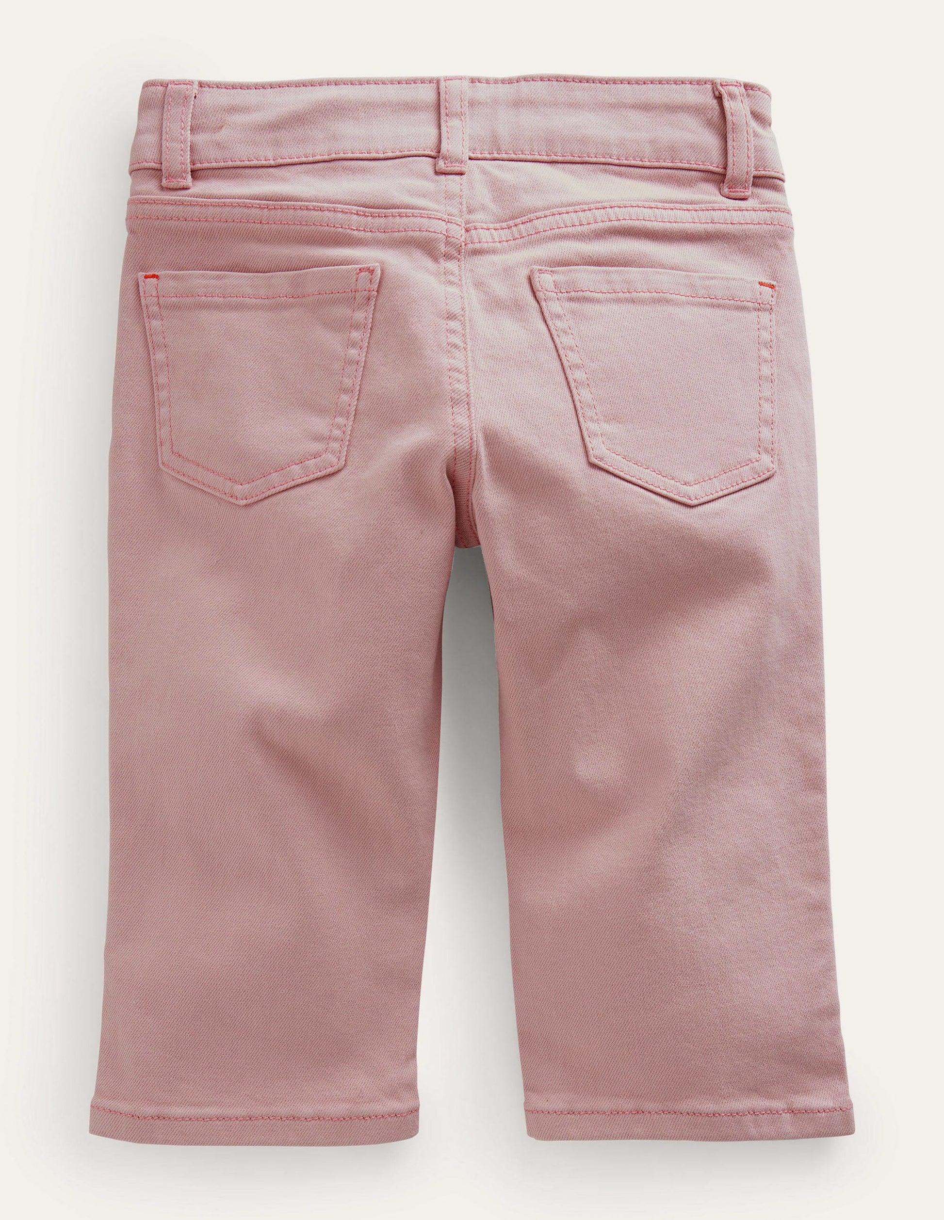 Cropped Woven Trousers-Boto Pink-2