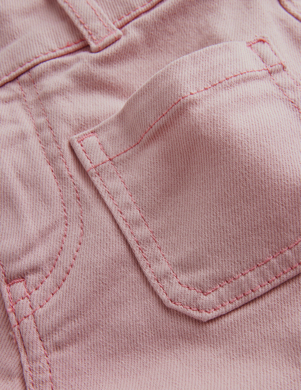 Cropped Woven Trousers-Boto Pink - Image 3