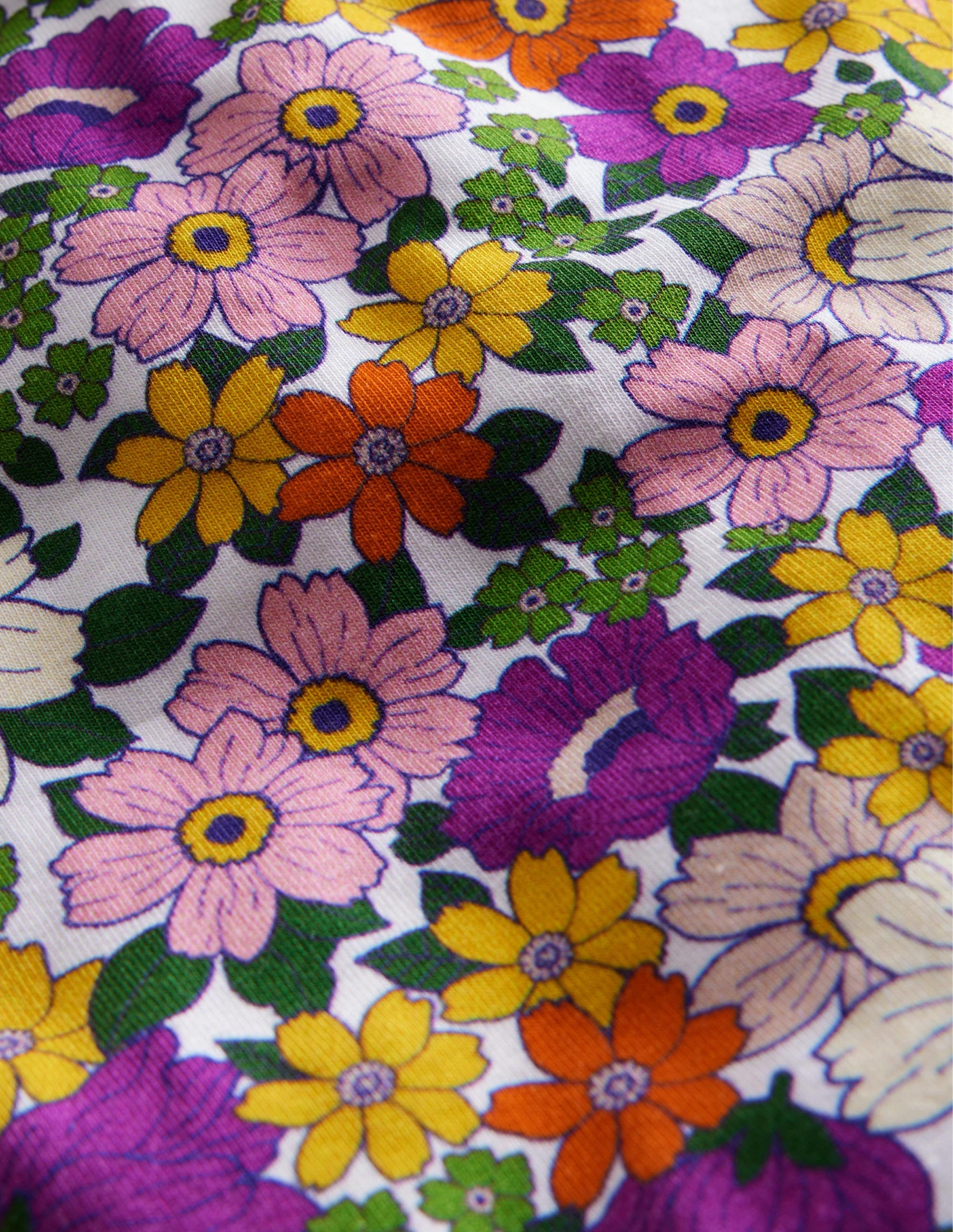Cycling Shorts-Radiant Orchid Purple Floral - Image 3