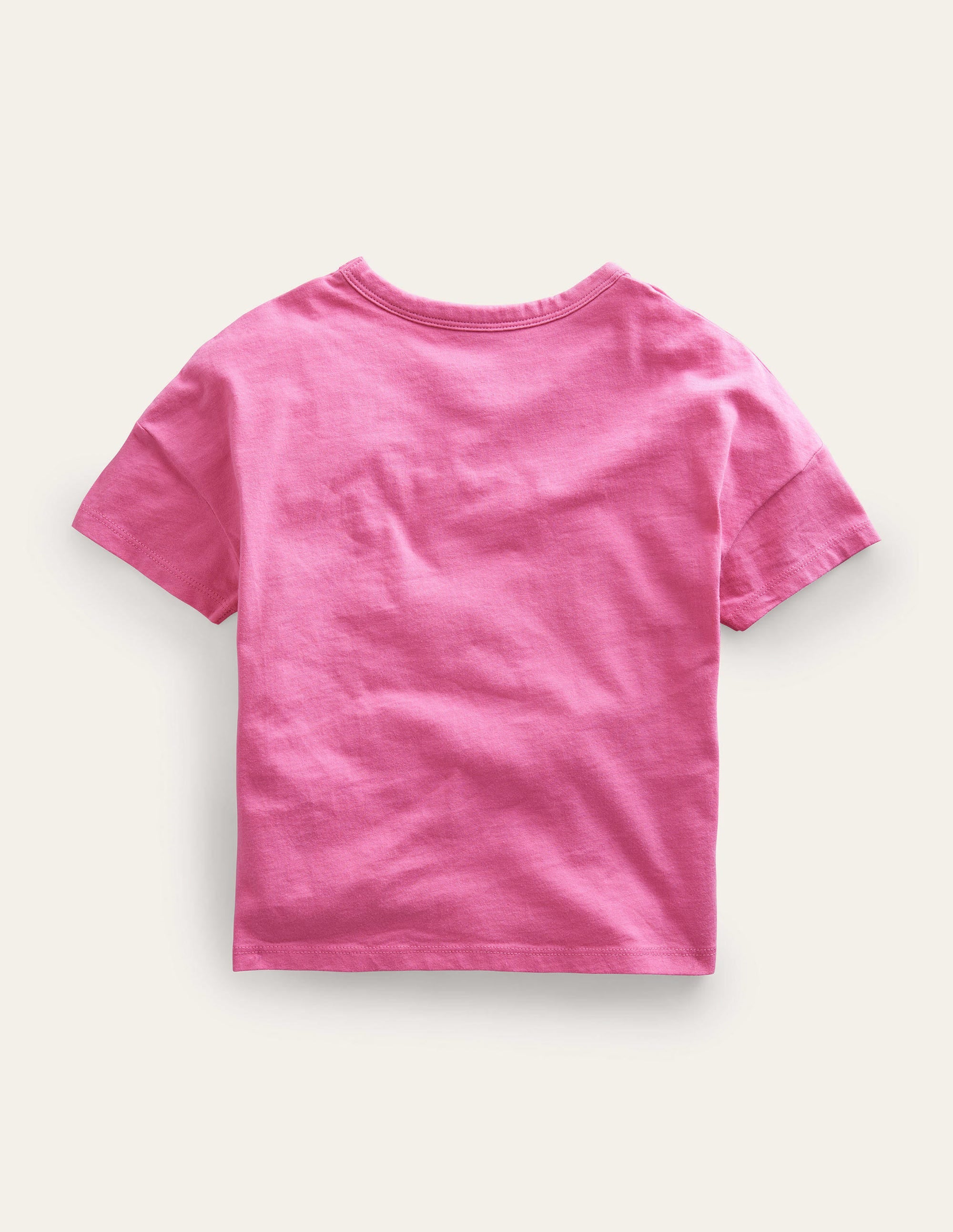 Flutter Slogan T-shirt-Bright Petal Pink - Image 2