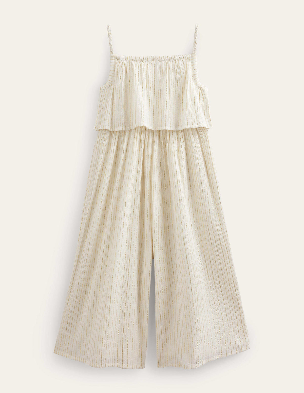 Wide Leg Jumpsuit-Ivory-1