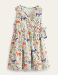 Wrap Dress-Vanilla Pod Tropical Garden