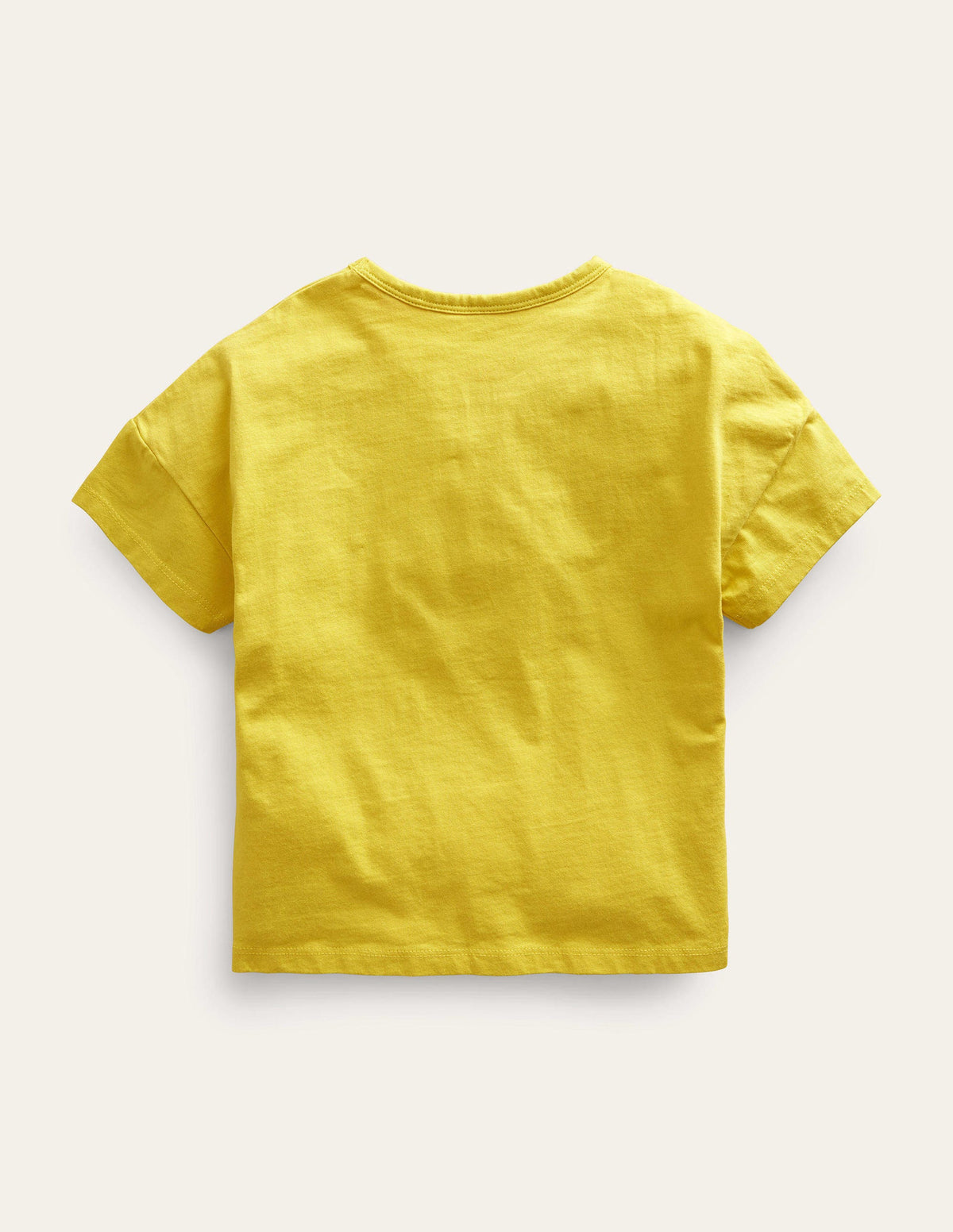 Printed Flutter T-shirt-Yellow Mushrooms-2