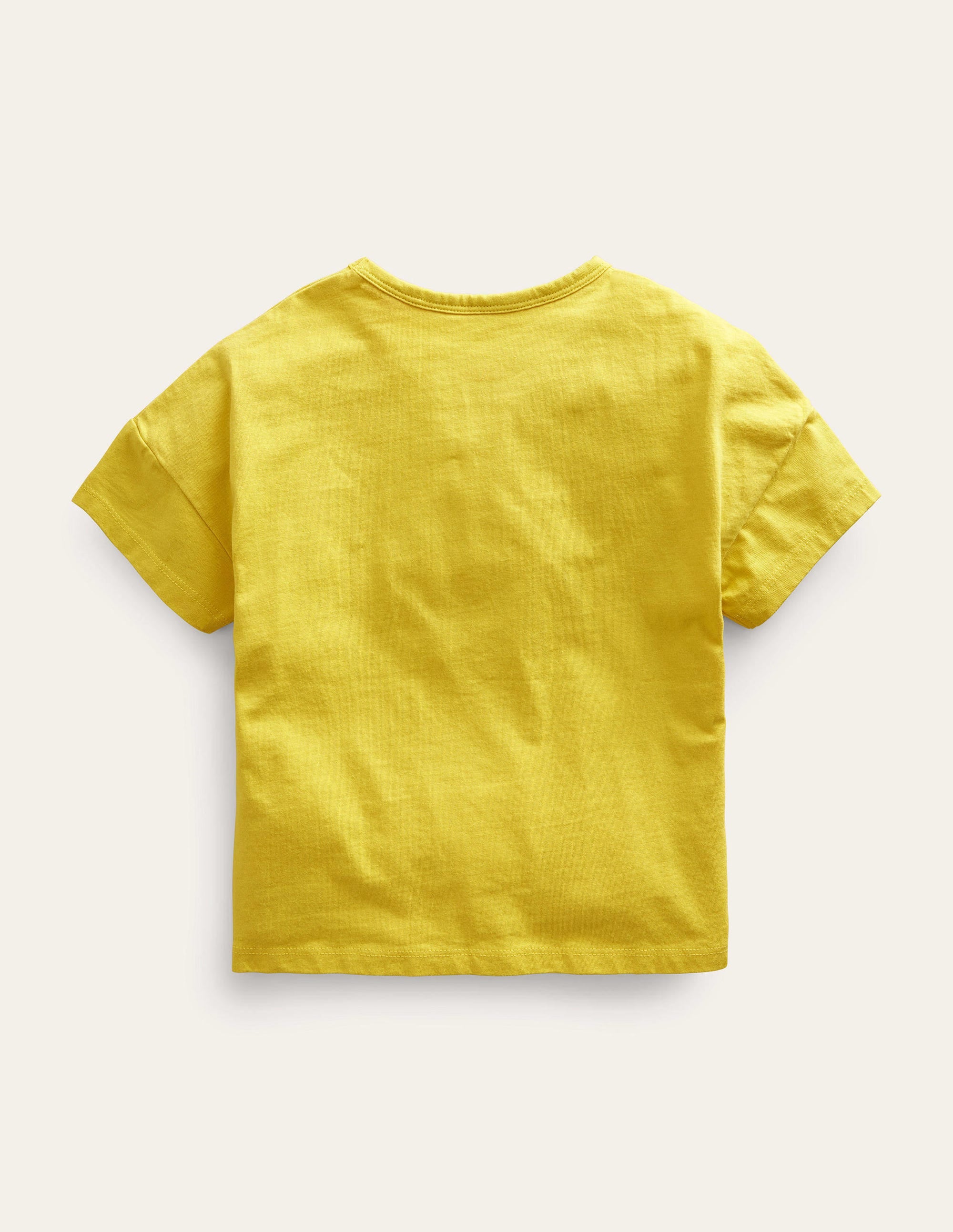 Printed Flutter T-shirt-Yellow Mushrooms - Image 2