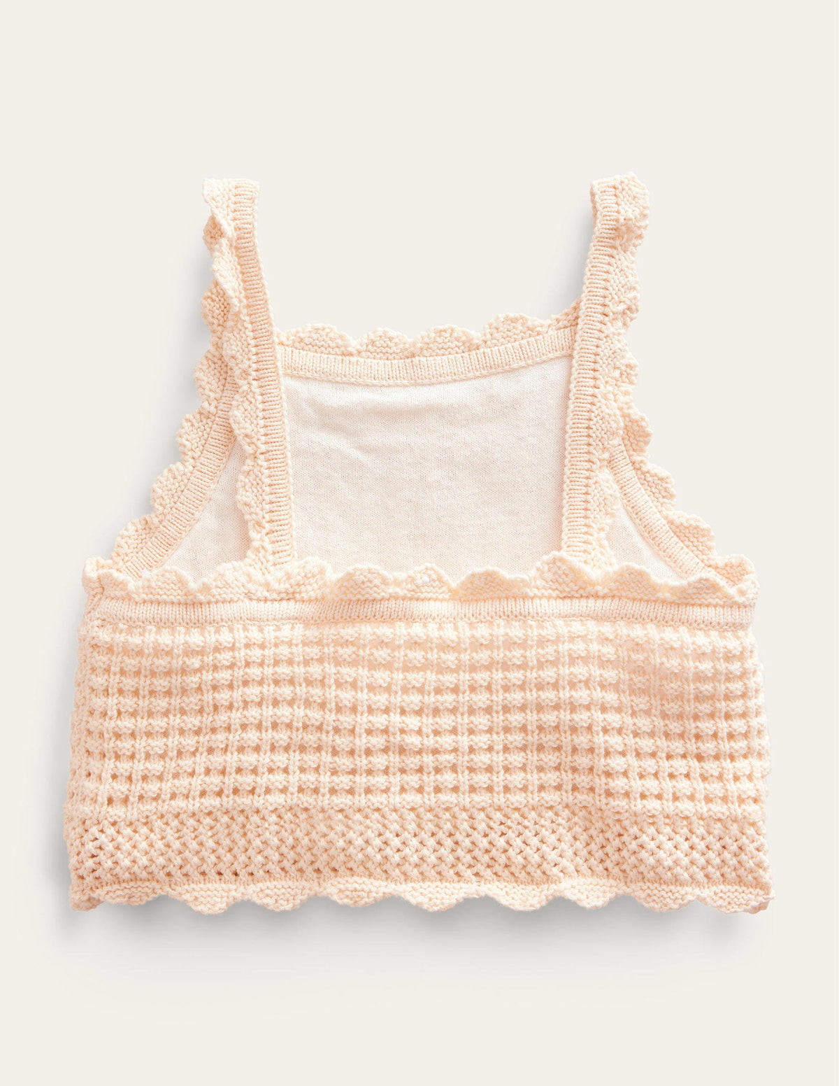 Mock Crochet Top-Dorset Cream - Image 2