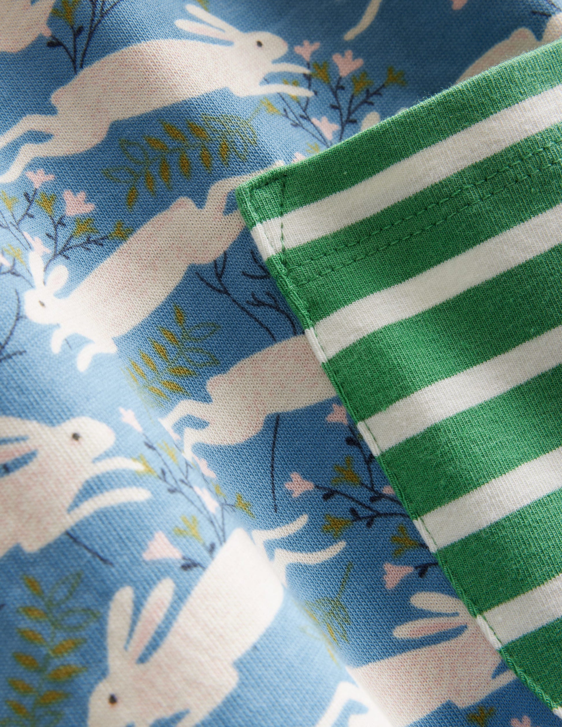 Tunic and Leggings Set-Blue Bunny Hop-3