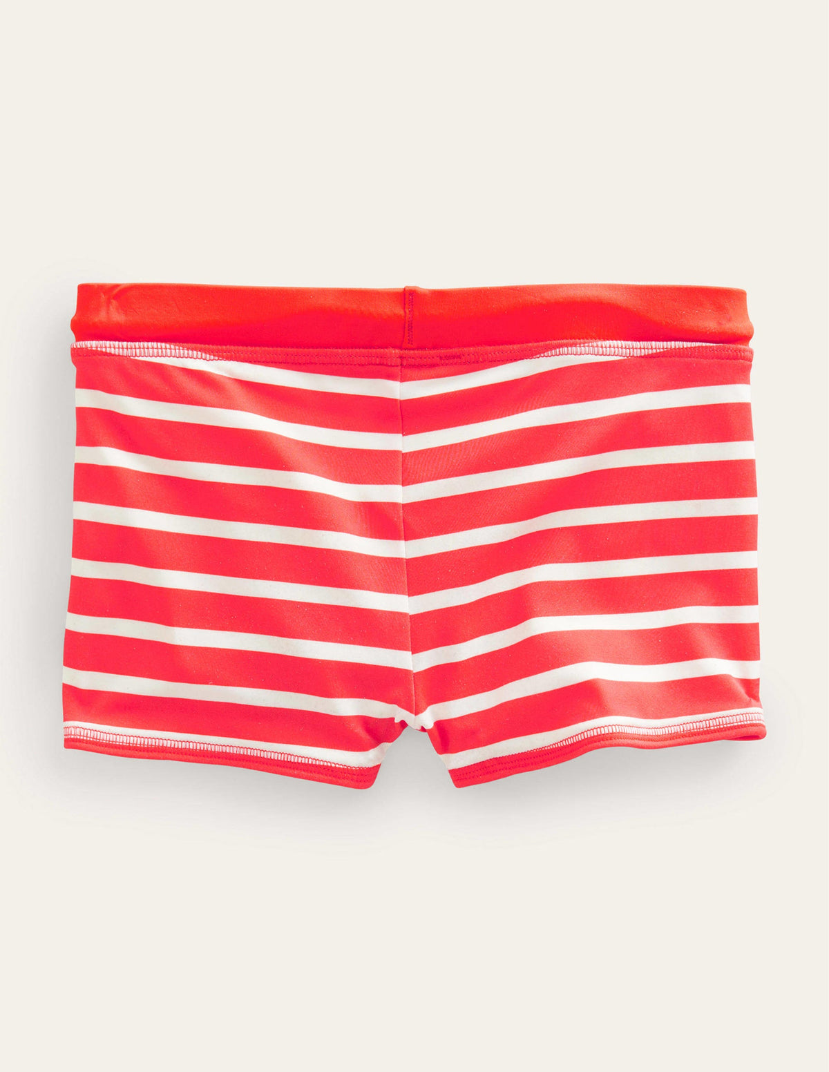 Swim Trunks-Strawberry Tart & Ivory Stripe - Image 2