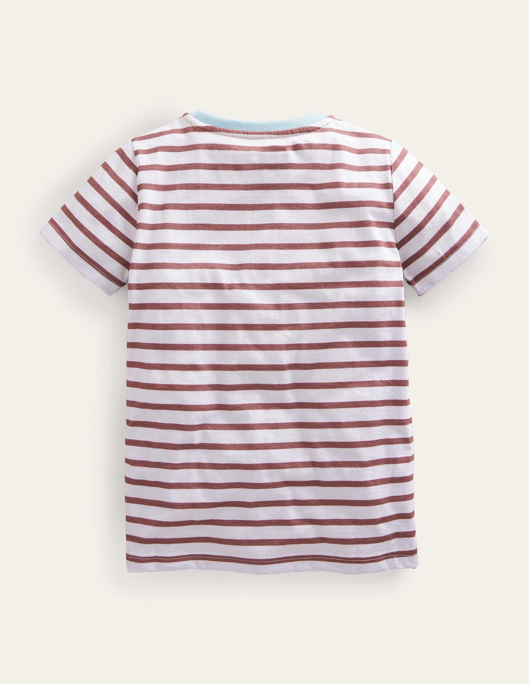 Reverse Appliqué T-shirt-Red/Ivory Stars - Image 2