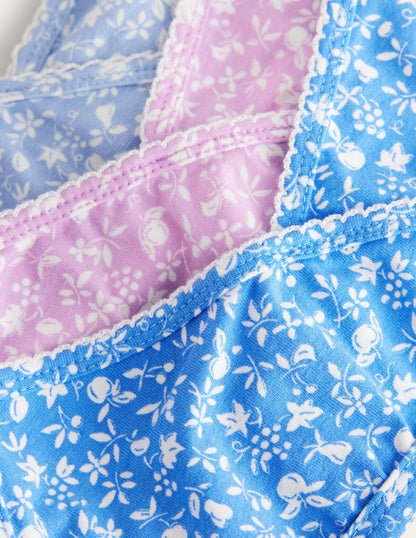 Crossover Crop Tops 3 Pack-Orchid Floral-3