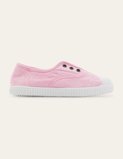 Laceless Canvas Pull-ons-Cameo Pink-1
