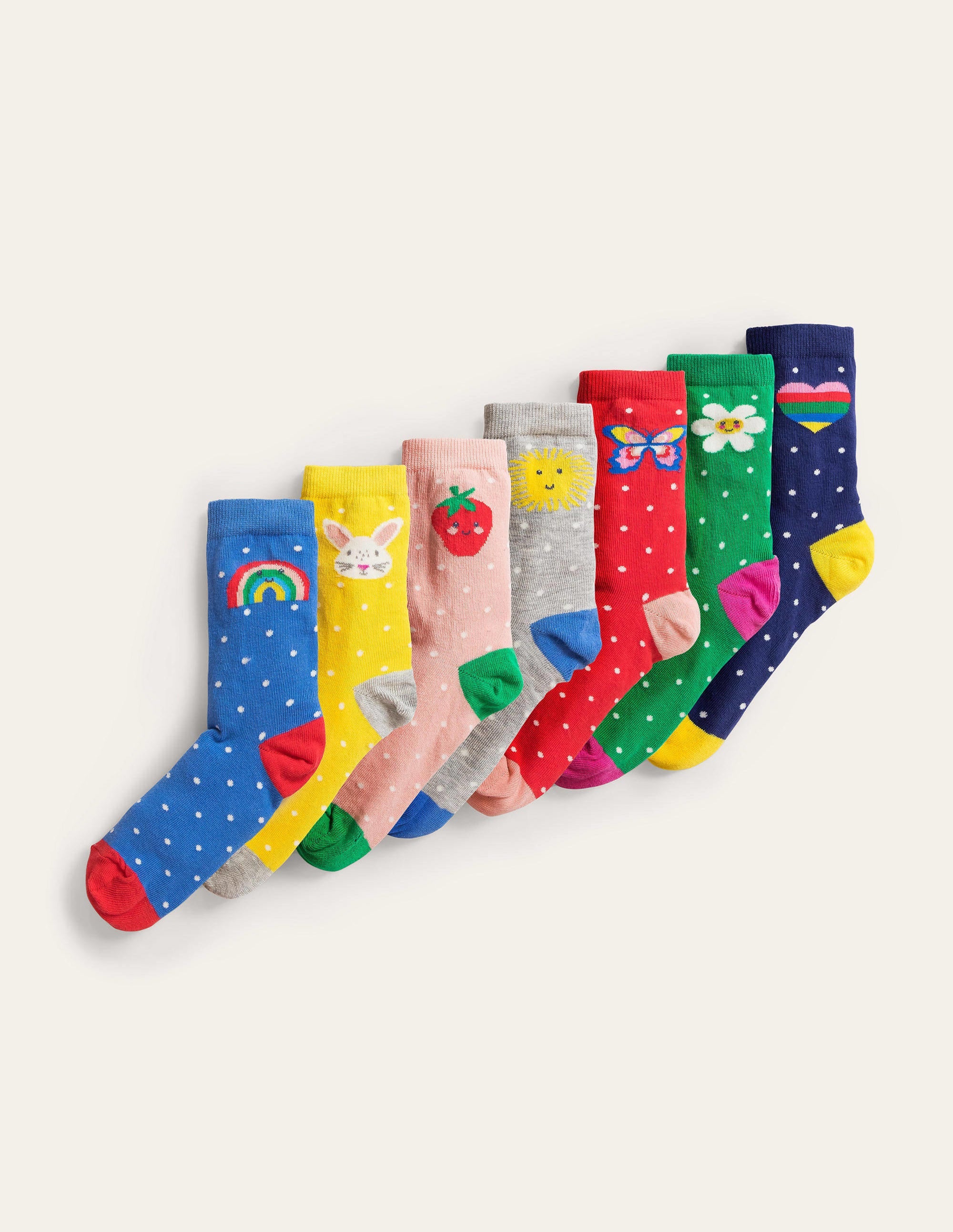 Socks 7 Pack-Unicorn - Image 1