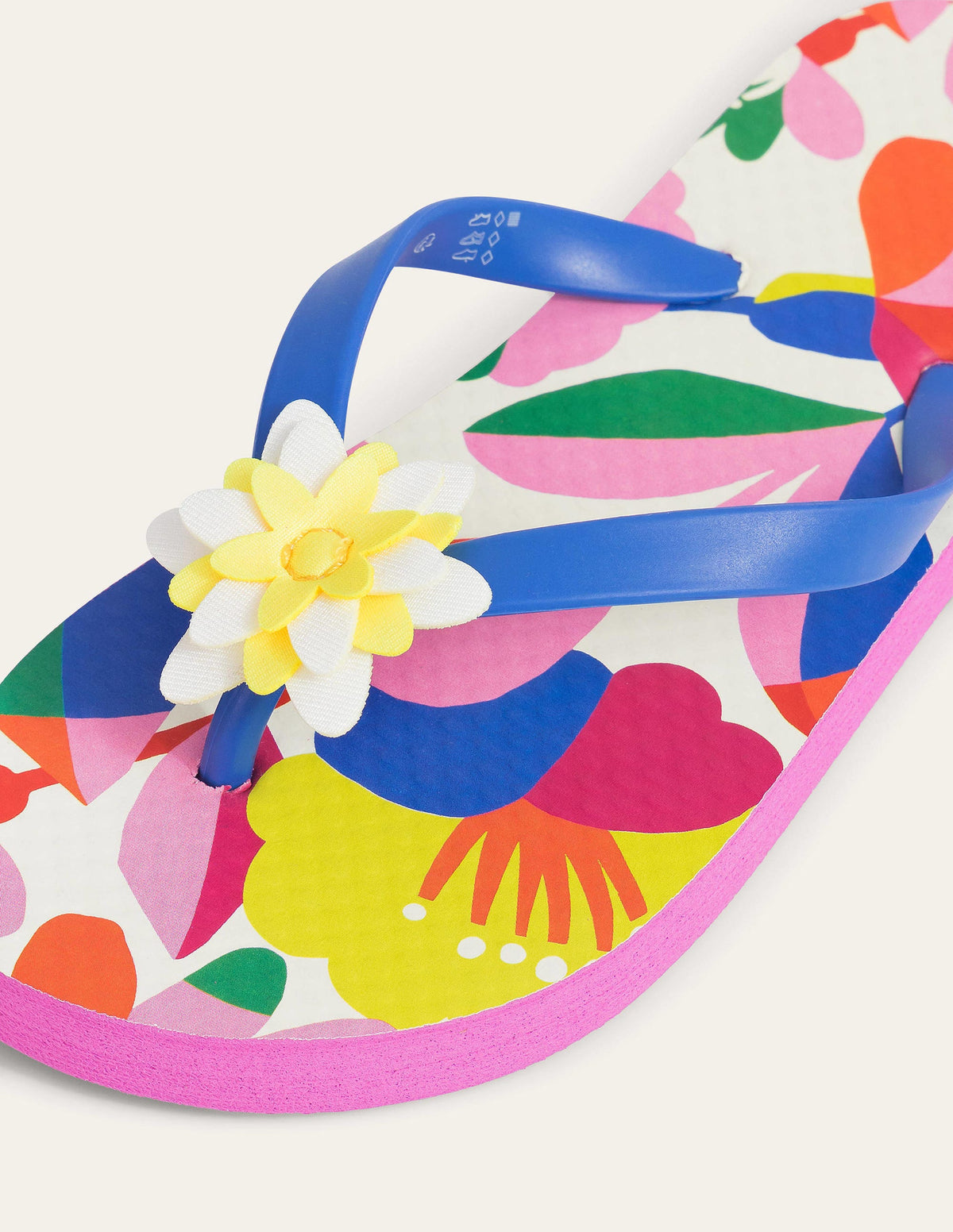Flip Flops (Girls)-Multi Floral - Image 3