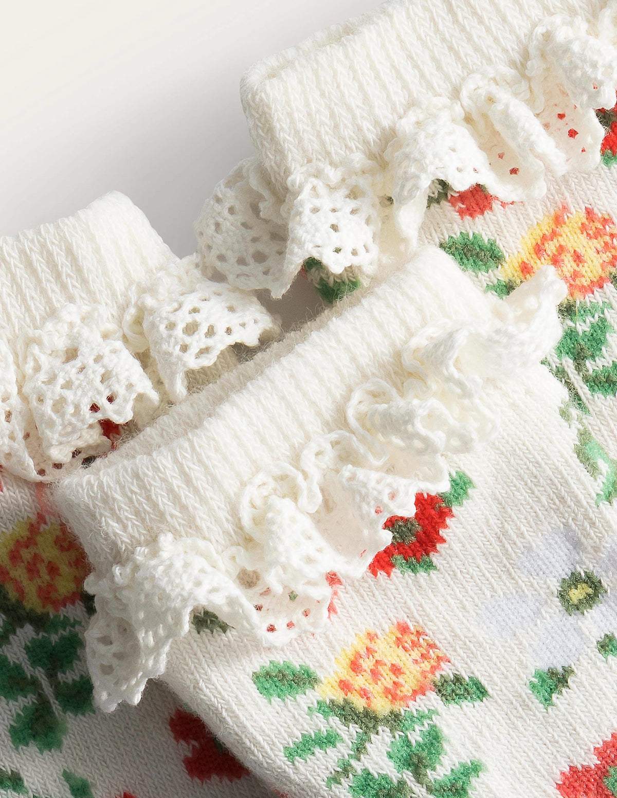 Frilly Socks 5 Pack-Multi Floral-2