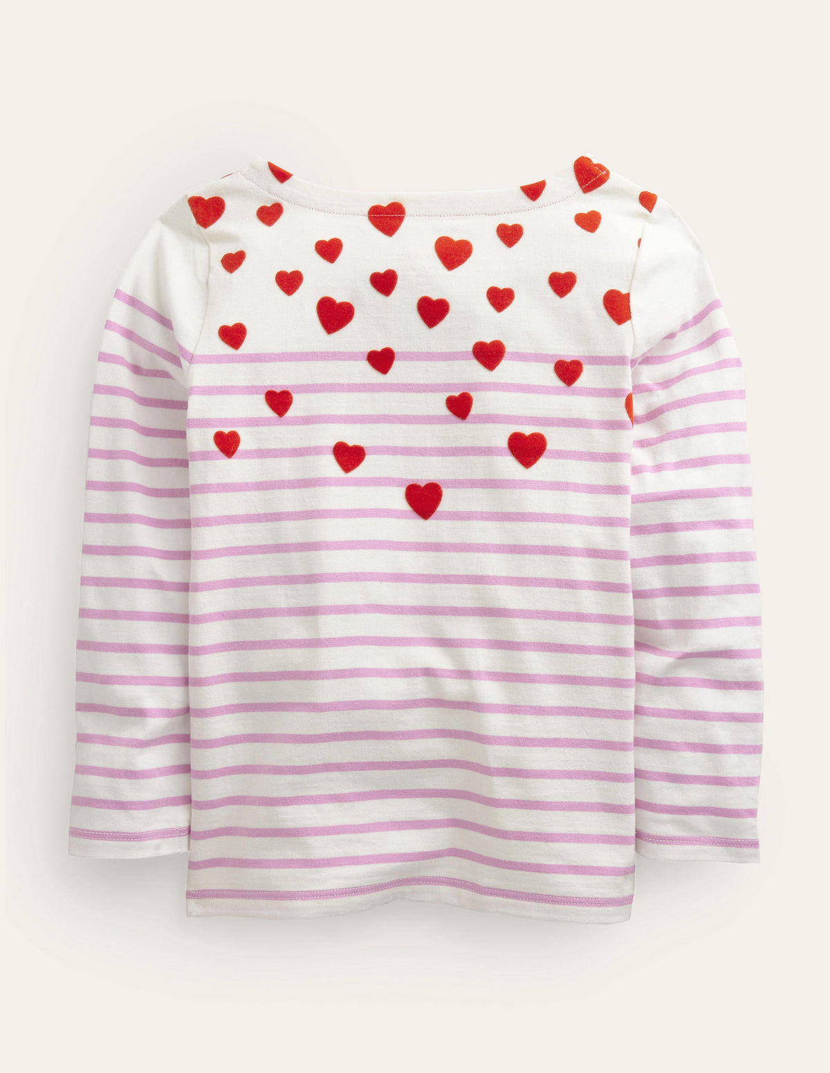 Fun Breton-Pink/Ivory Scatter Heart-2