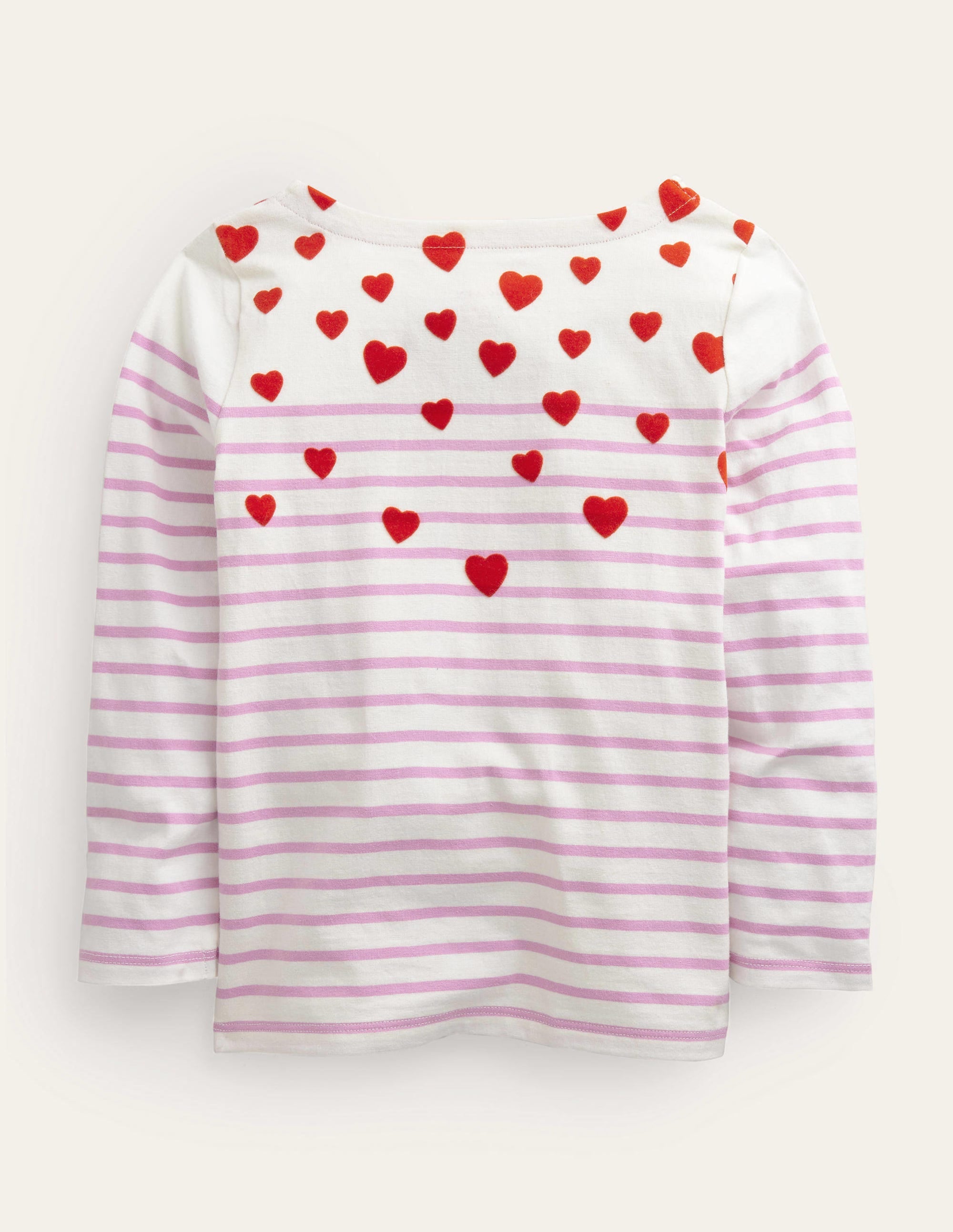 Fun Breton-Pink/Ivory Scatter Heart - Image 2