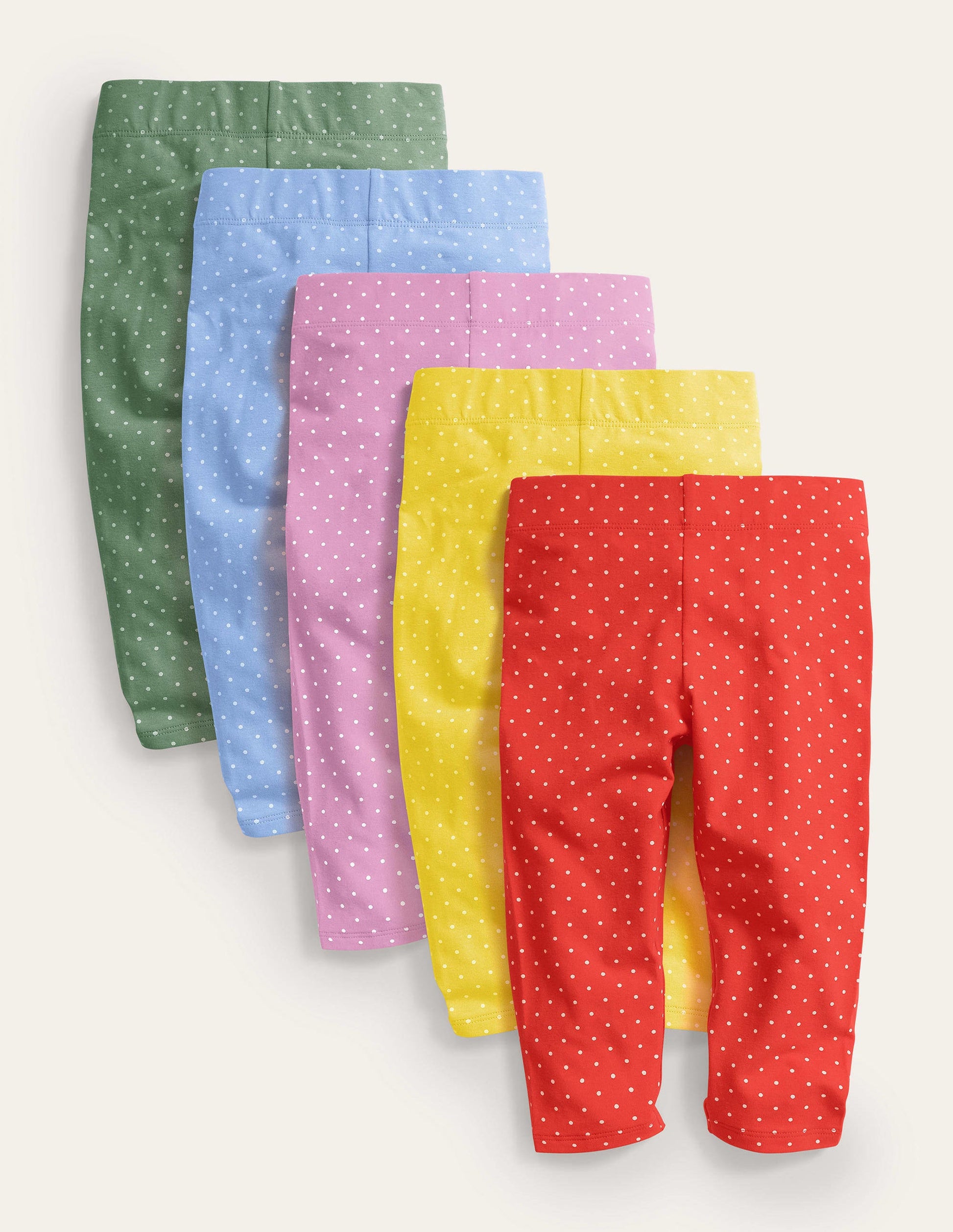 5-Pack Cropped Leggings-Multi Spot-1