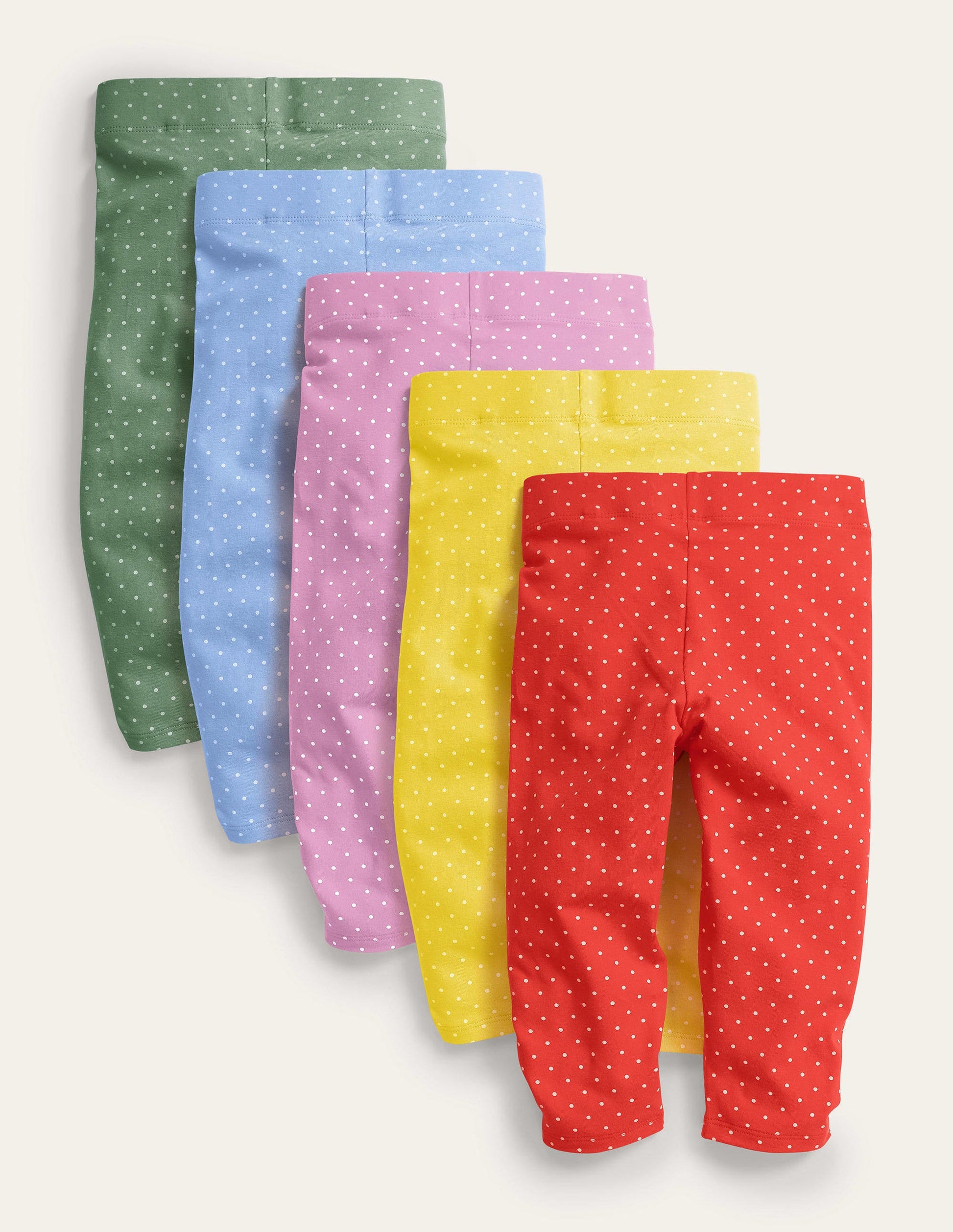 5-Pack Cropped Leggings-Multi Spot-2