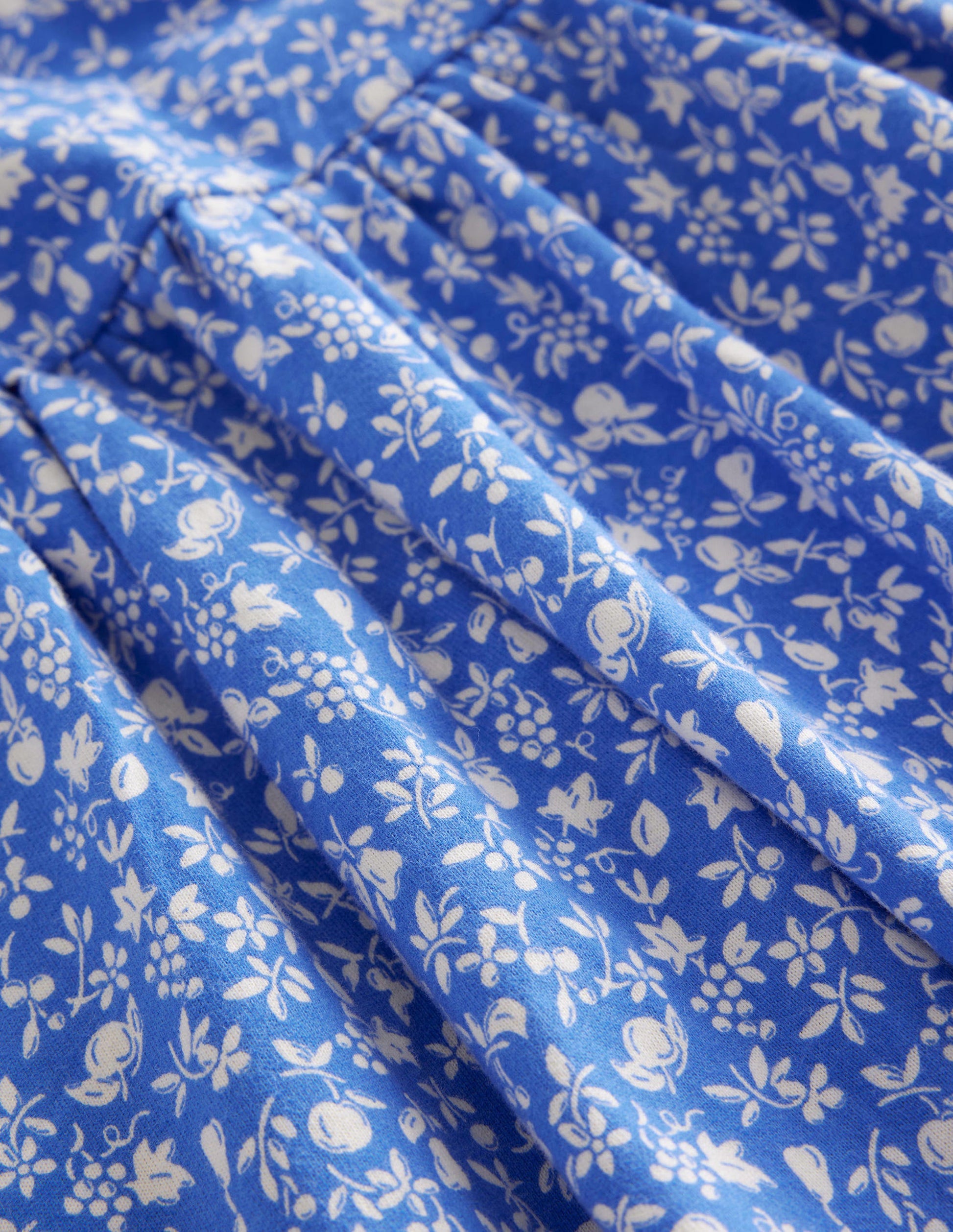Short Sleeve Fun Jersey Dress-Penzance Blue Orchard-3