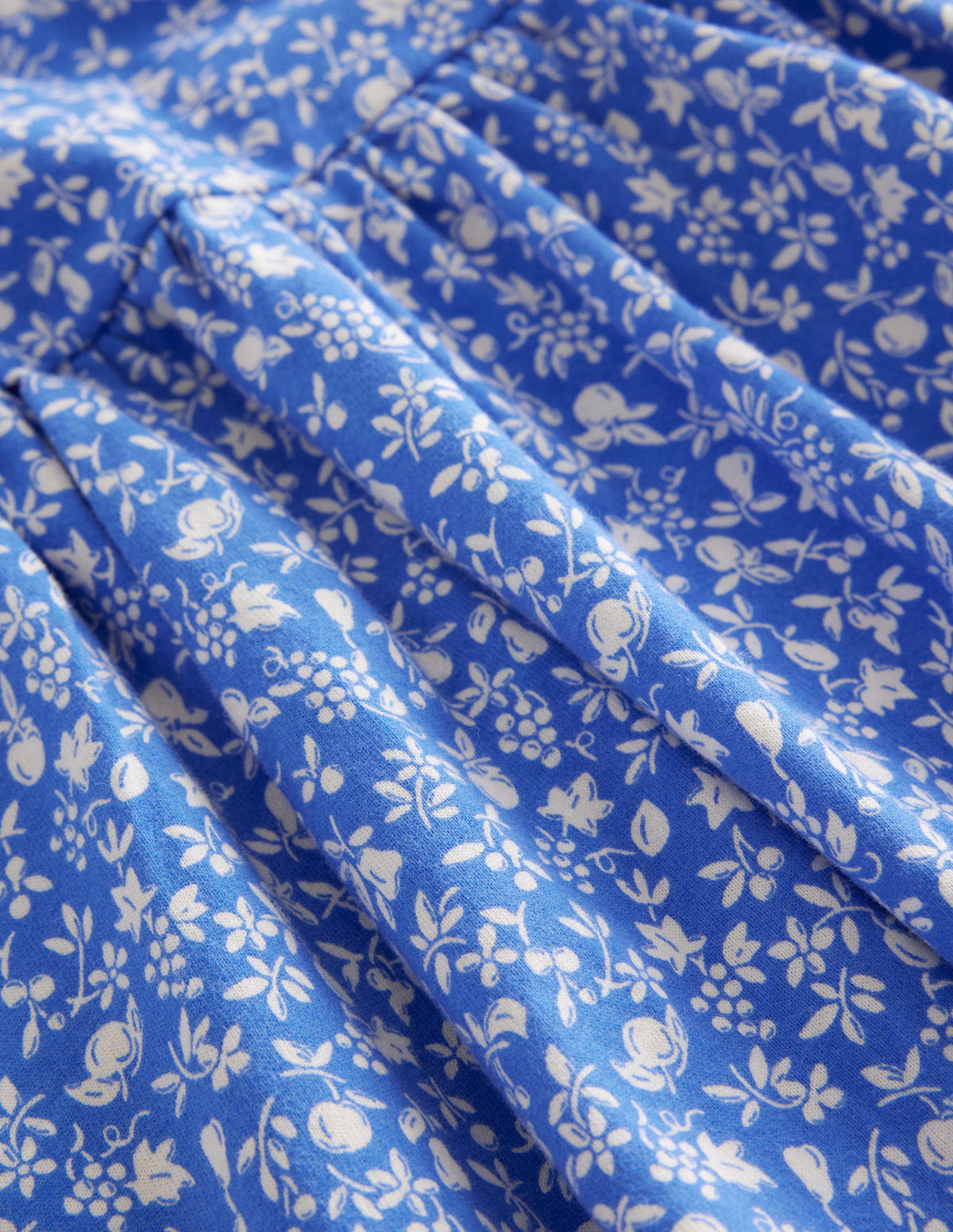 Short Sleeve Fun Jersey Dress-Penzance Blue Orchard - Image 3