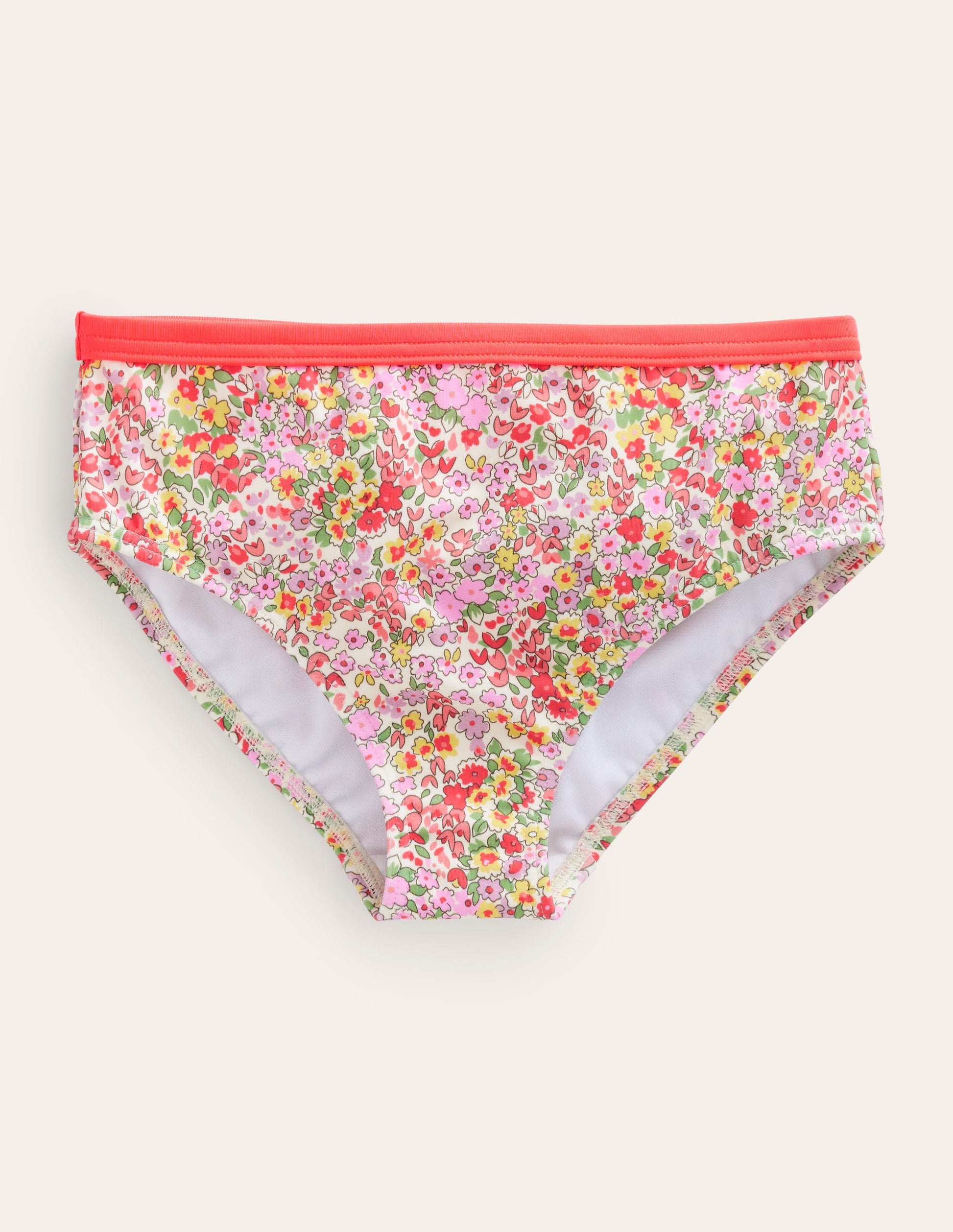 Patterned Bikini Bottoms-Spring Time Floral-1