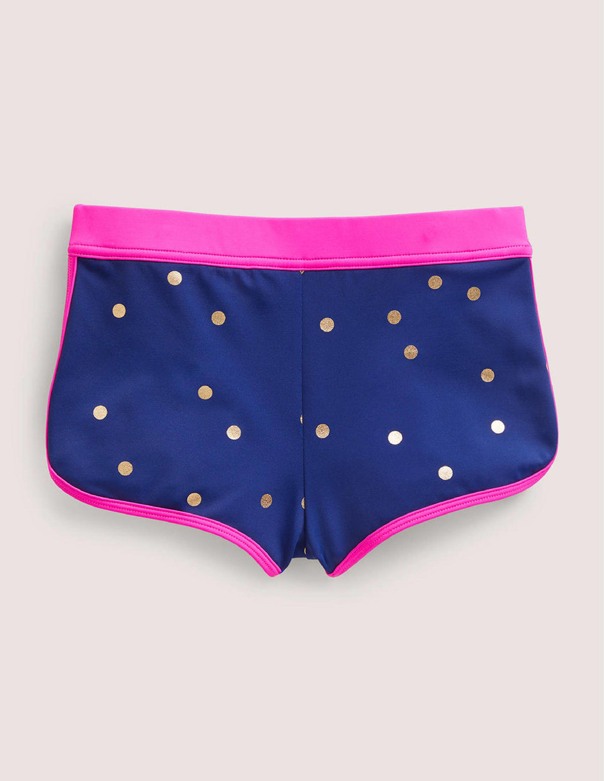Patterned Swim Shorts-Harmony Blue Gold Spot-2