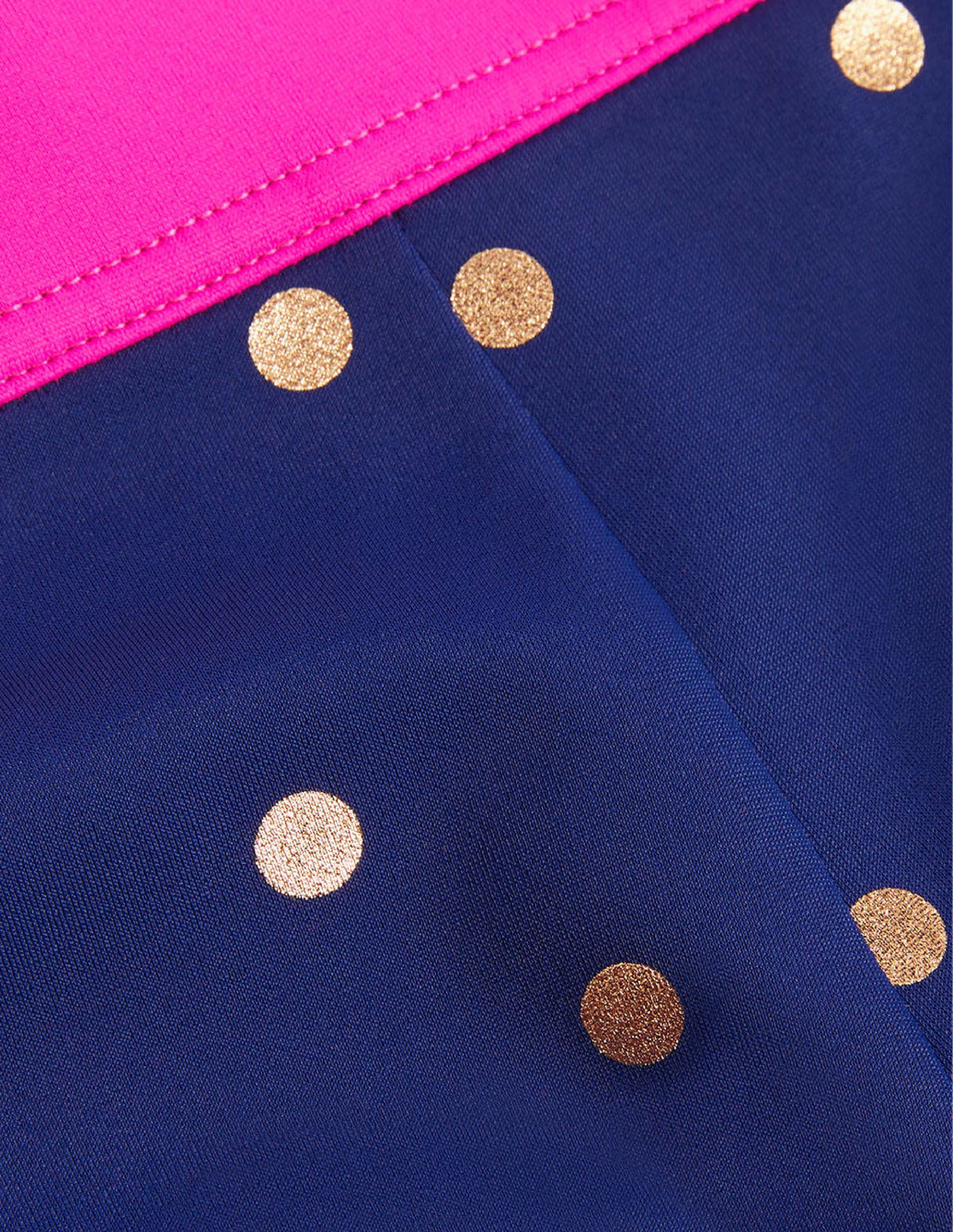 Patterned Swim Shorts-Harmony Blue Gold Spot - Image 3