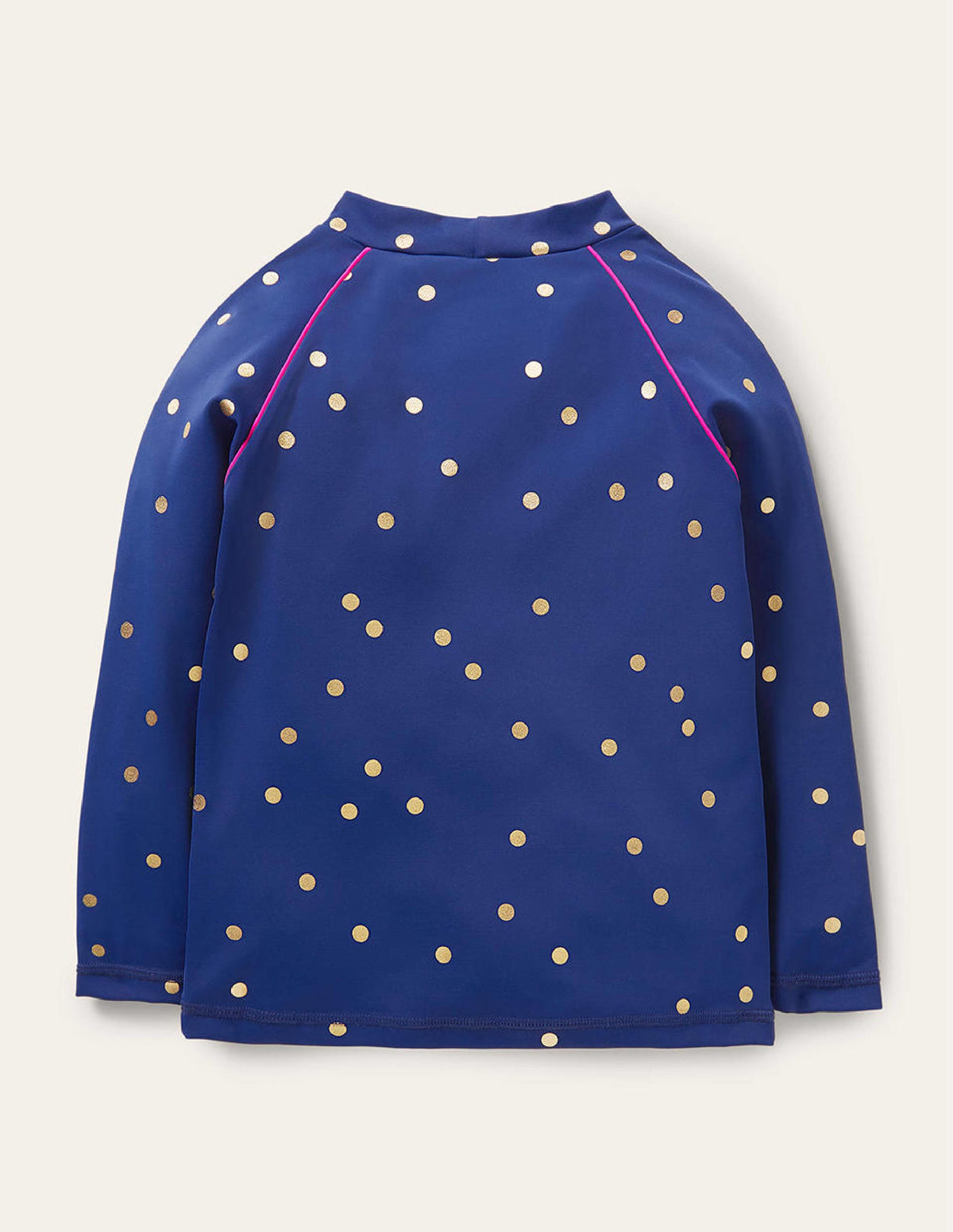 Patterned Rash Vest-Harmony Blue Gold Spot-2