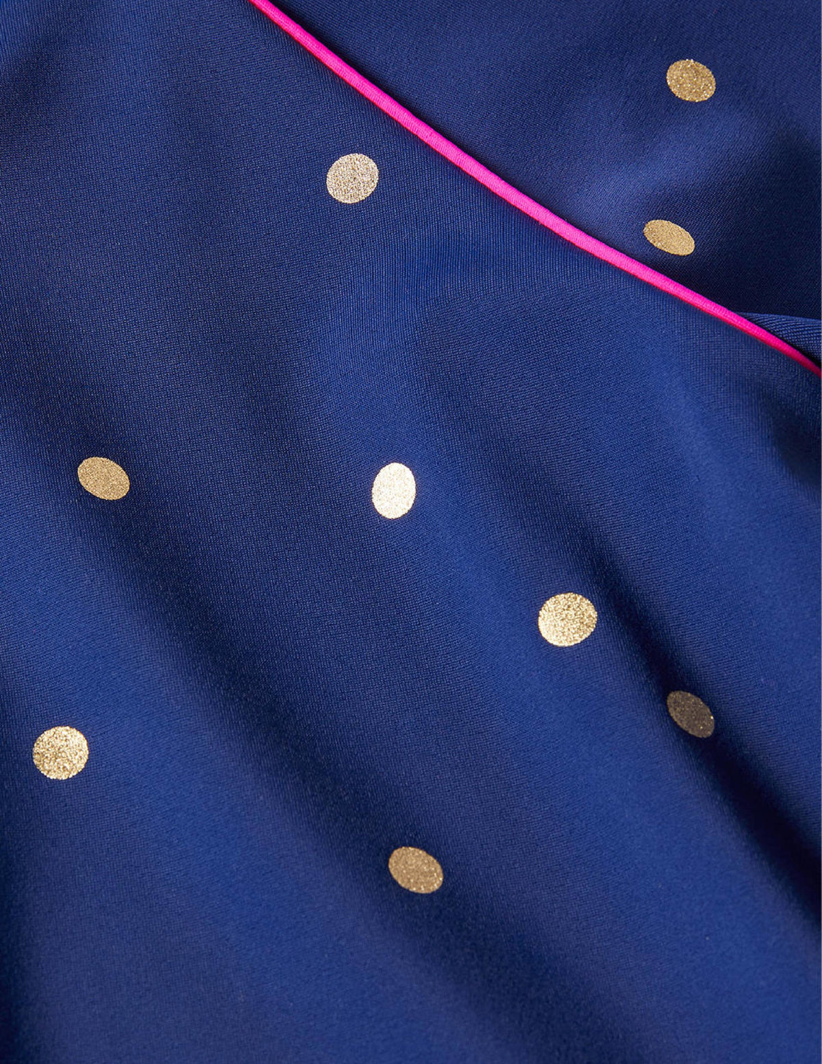 Patterned Rash Vest-Harmony Blue Gold Spot - Image 3