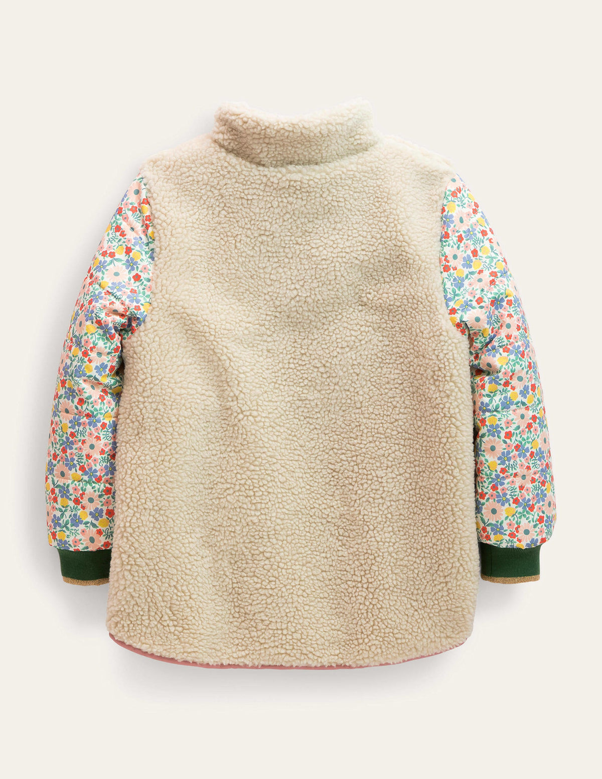 Borg Mix Coat-Vanilla Pod Floral - Image 2