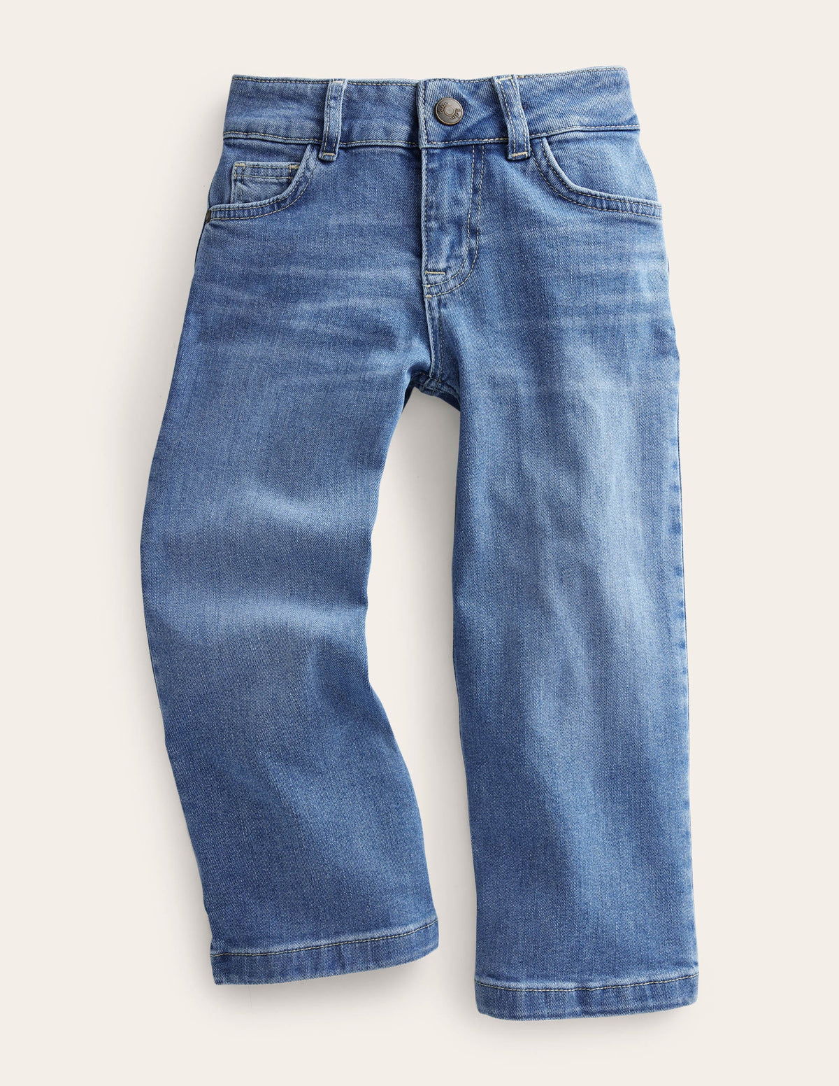 Straight Leg Flare Jean-Light Denim-1