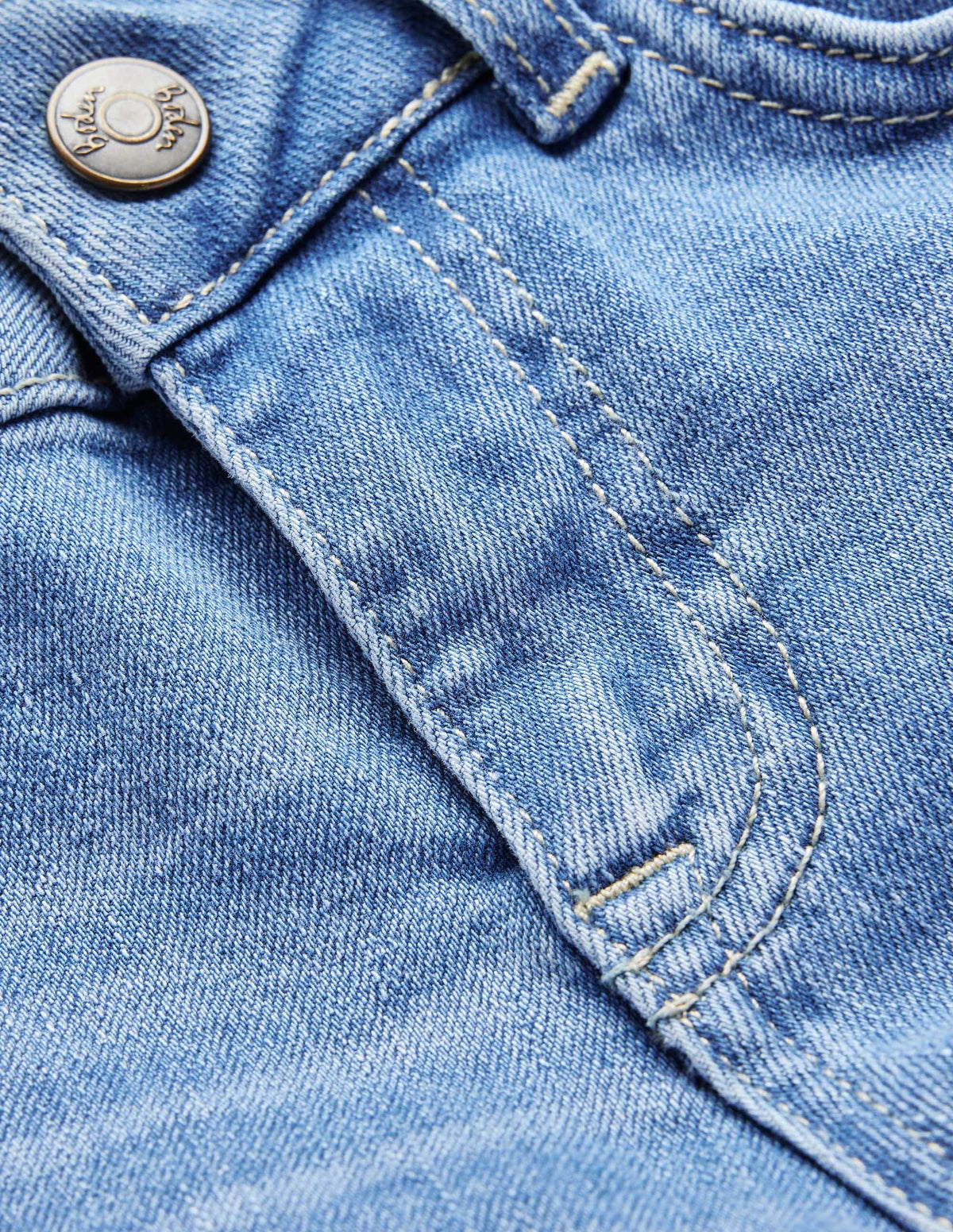 Straight Leg Flare Jean-Light Denim - Image 3