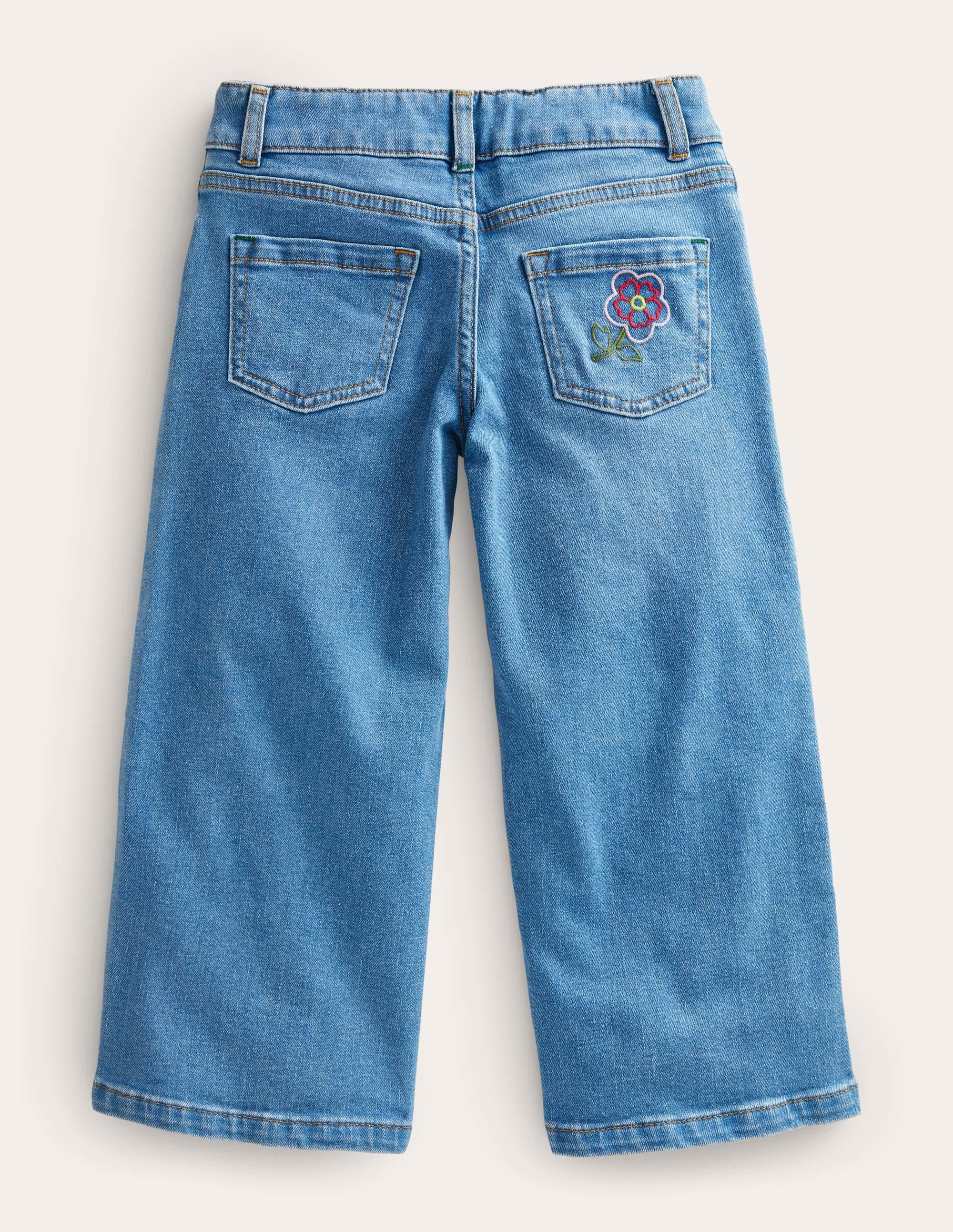 Straight Leg Flare Jean-Light Vintage Embroidery - Image 2