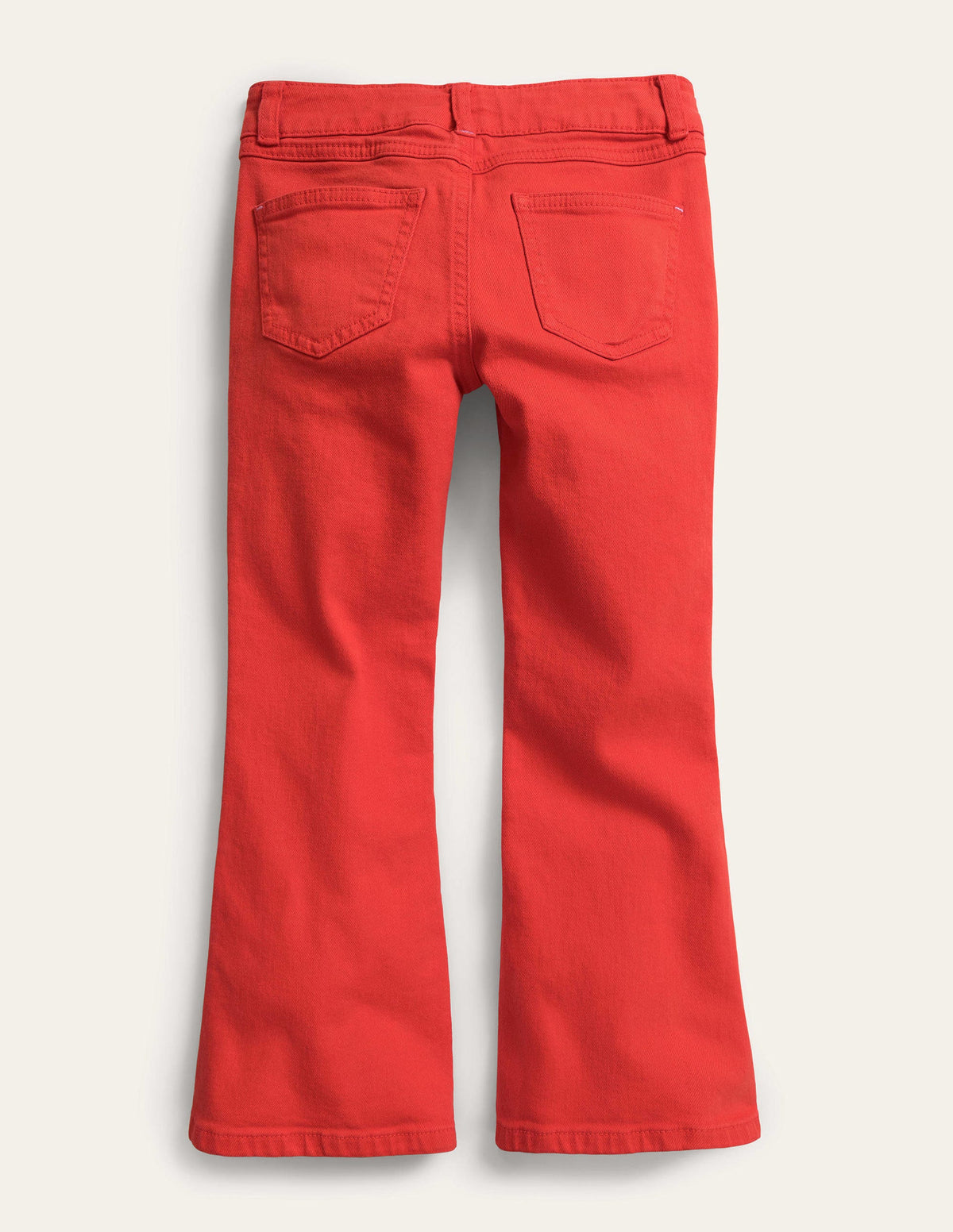 Kick Flare Jean-Mandarin Red - Image 2
