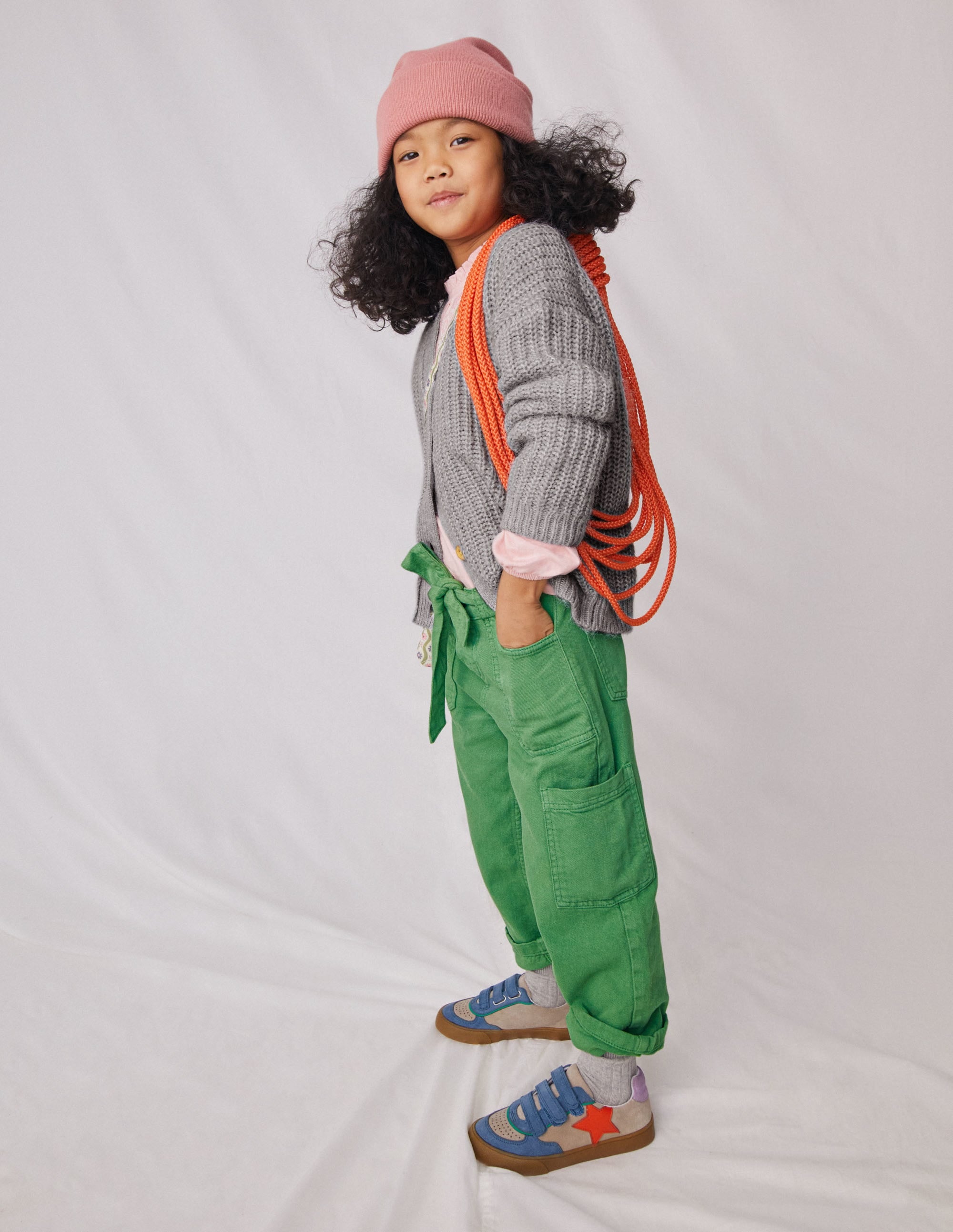 Tie-waist Cargo-Safari Green - Image 4