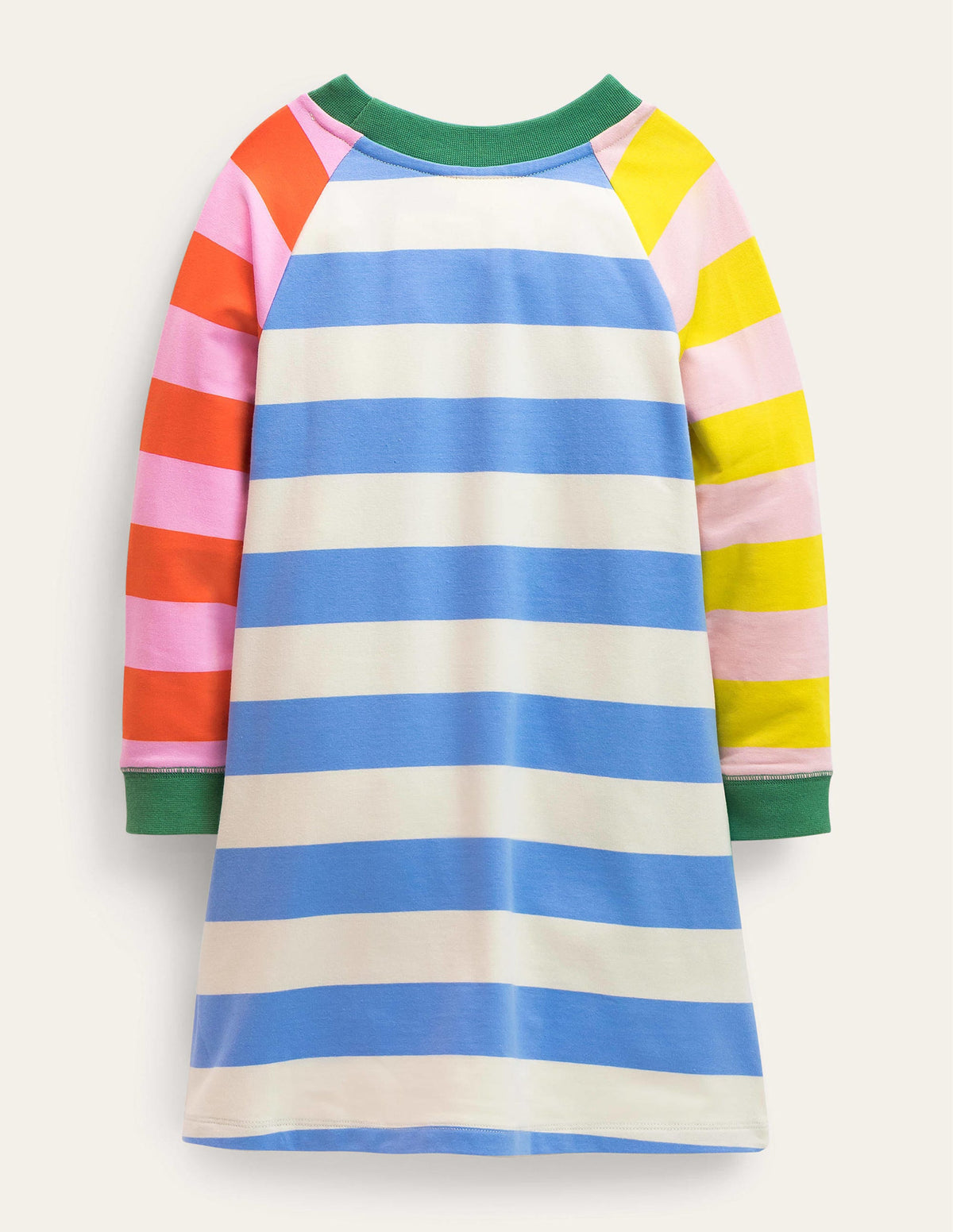 Sporty Raglan Dress-Provence Blue/Vanilla Pod - Image 2
