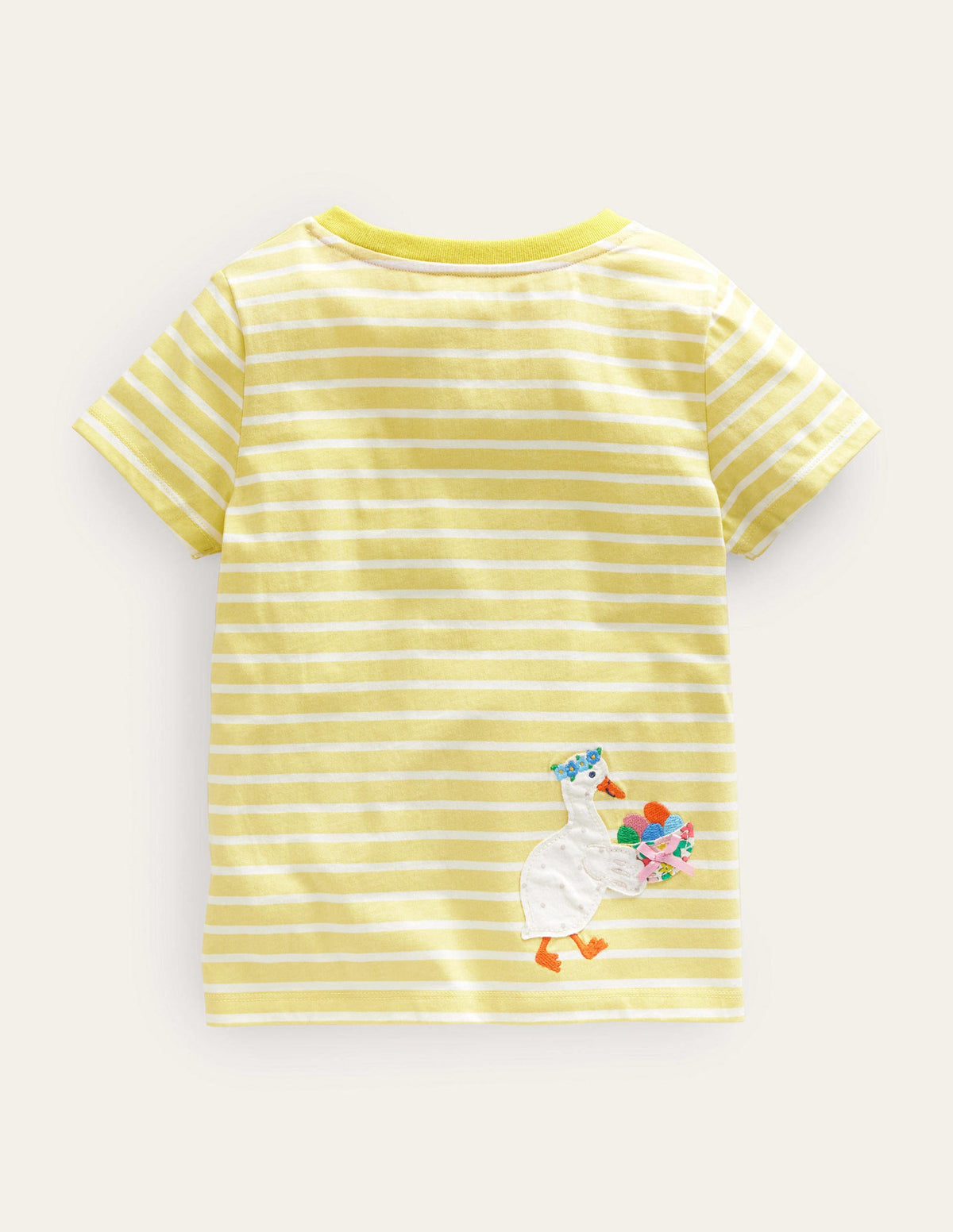 Flutter T-Shirt-Ivory/Soft Lemon Easter - Image 2
