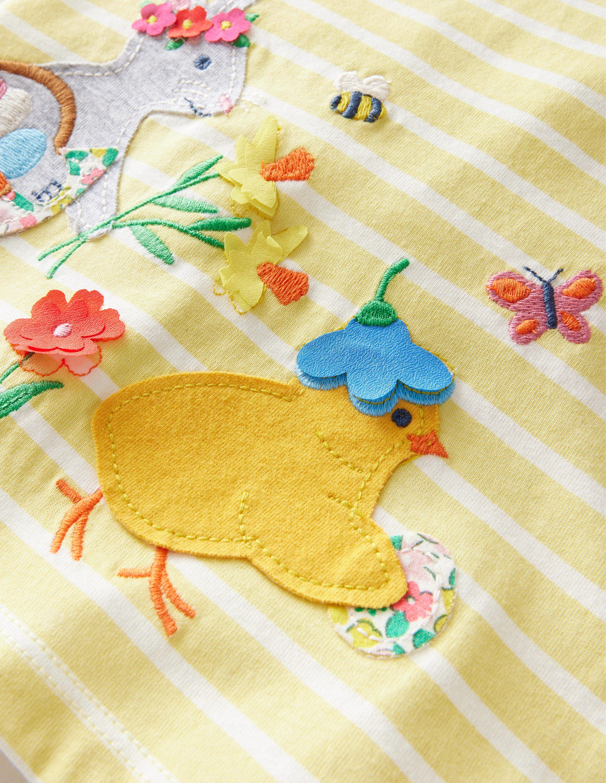 Flutter T-Shirt-Ivory/Soft Lemon Easter-3