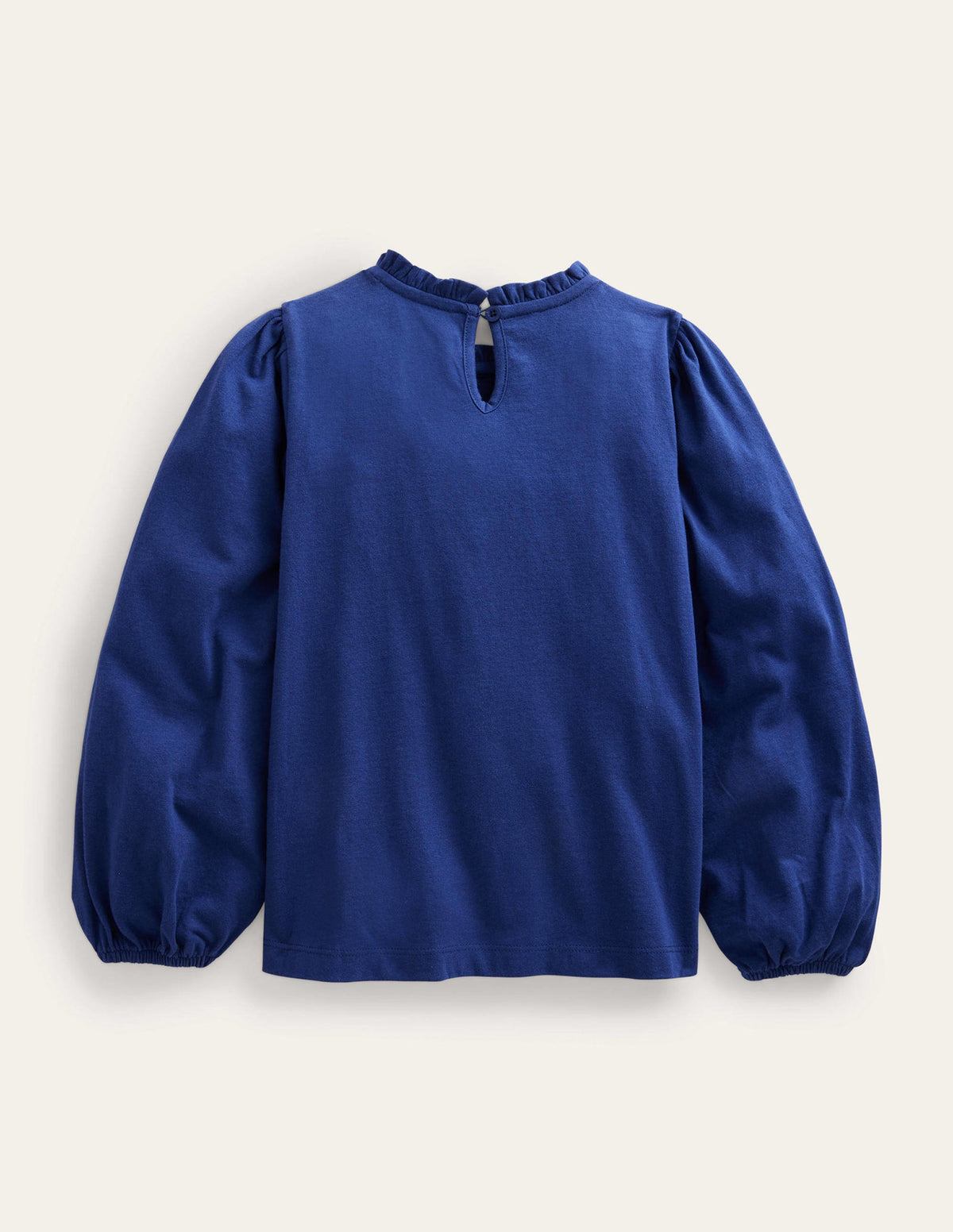 Lace Mix Jersey Top-Starboard Blue - Image 2