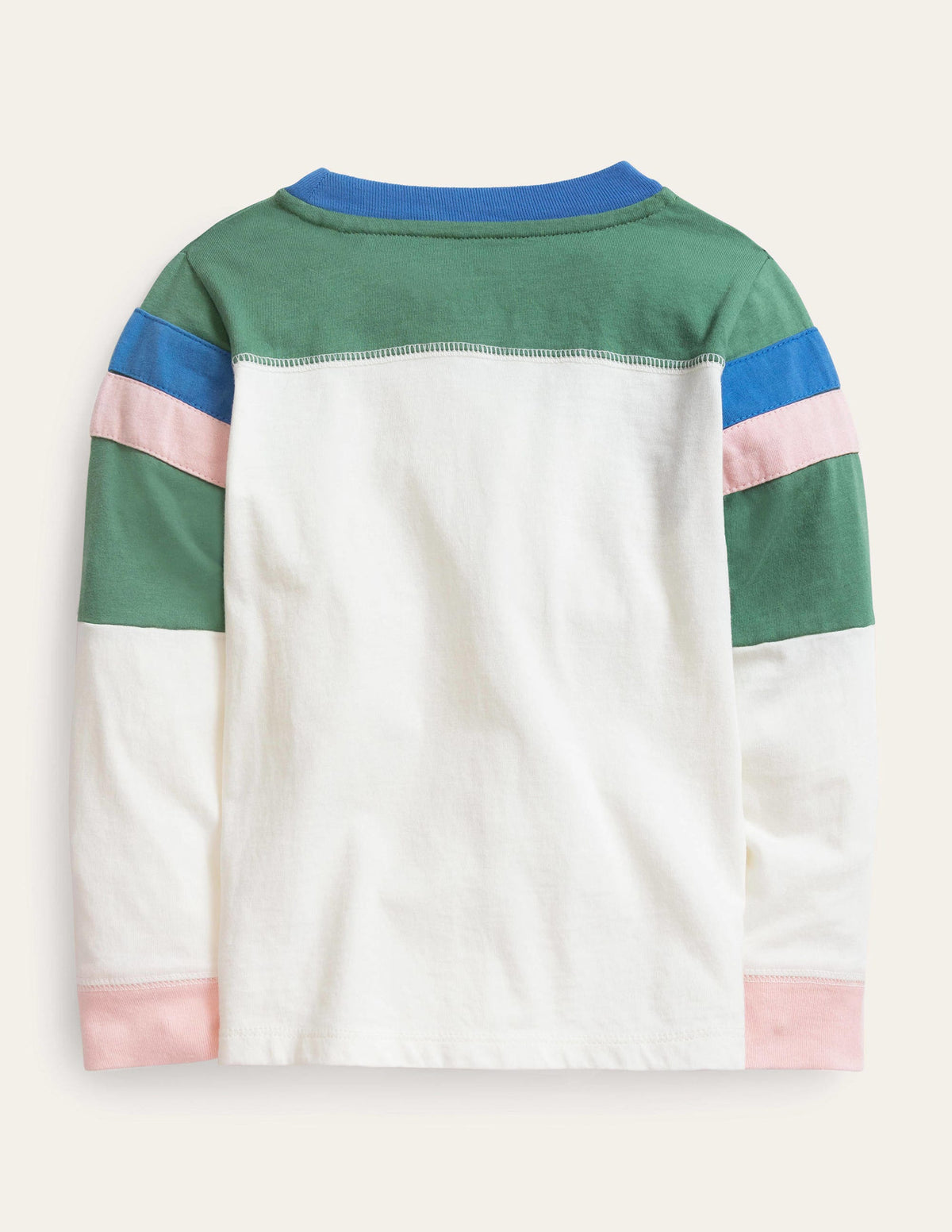 Colourblock T-shirt-Vanilla Pod - Image 2