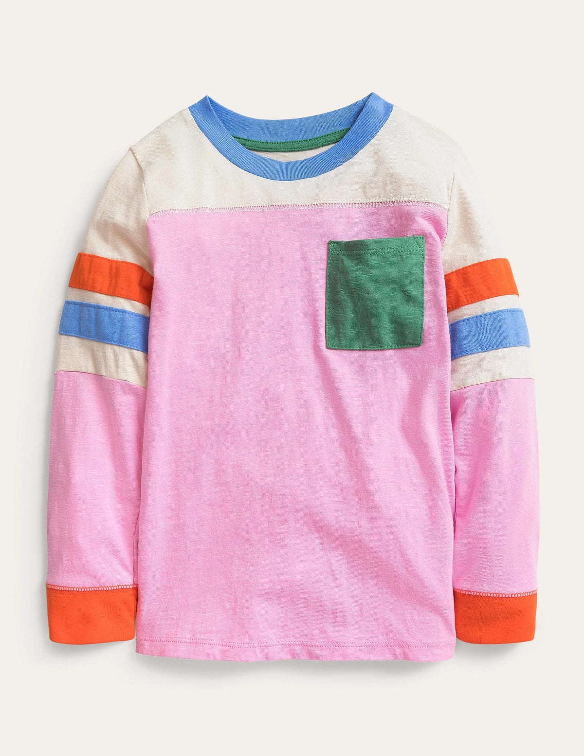 Colourblock T-shirt-Lilac Chiffon Pink - Image 1
